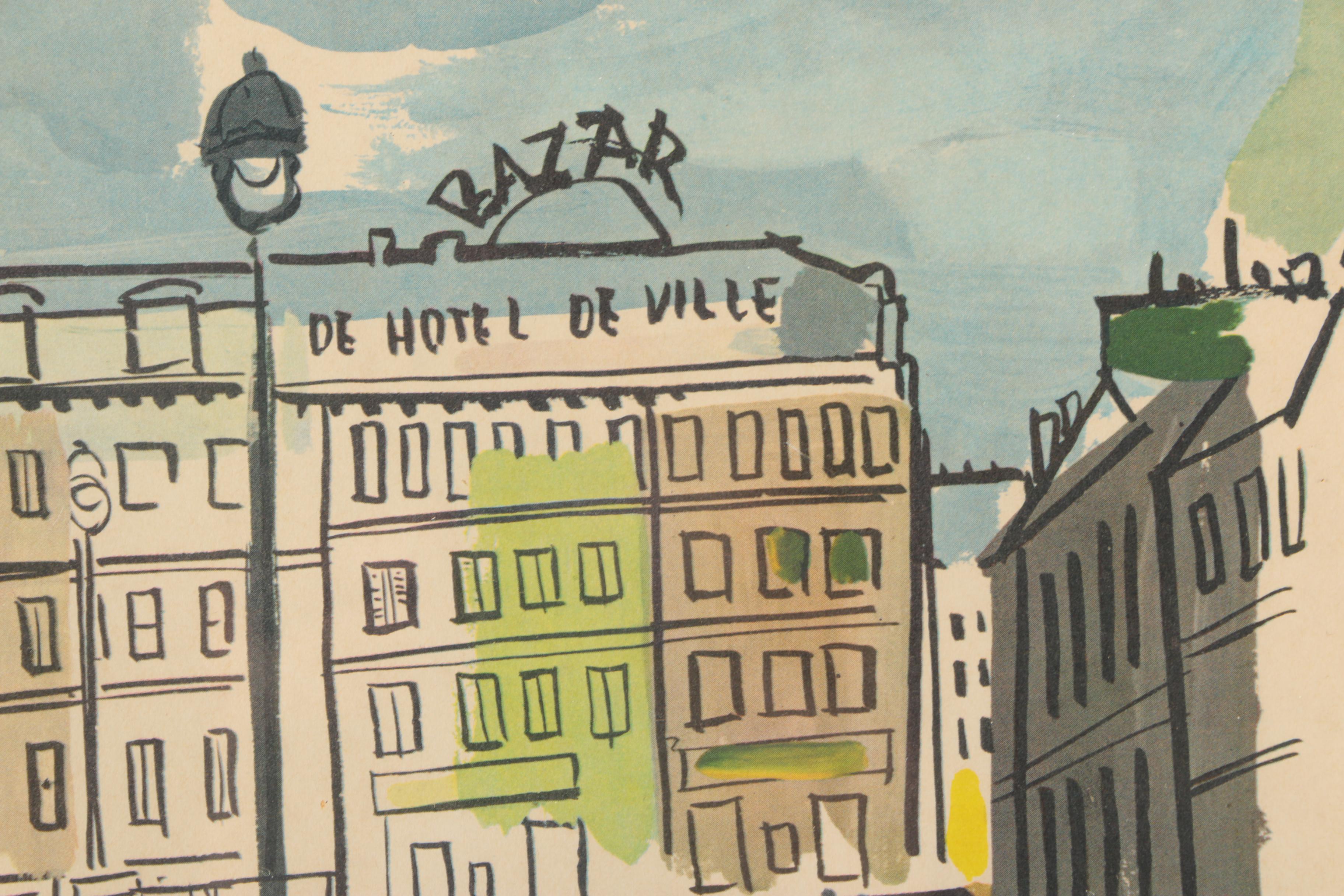 Offset Lithographs after J. Edwards of Paris Scenery