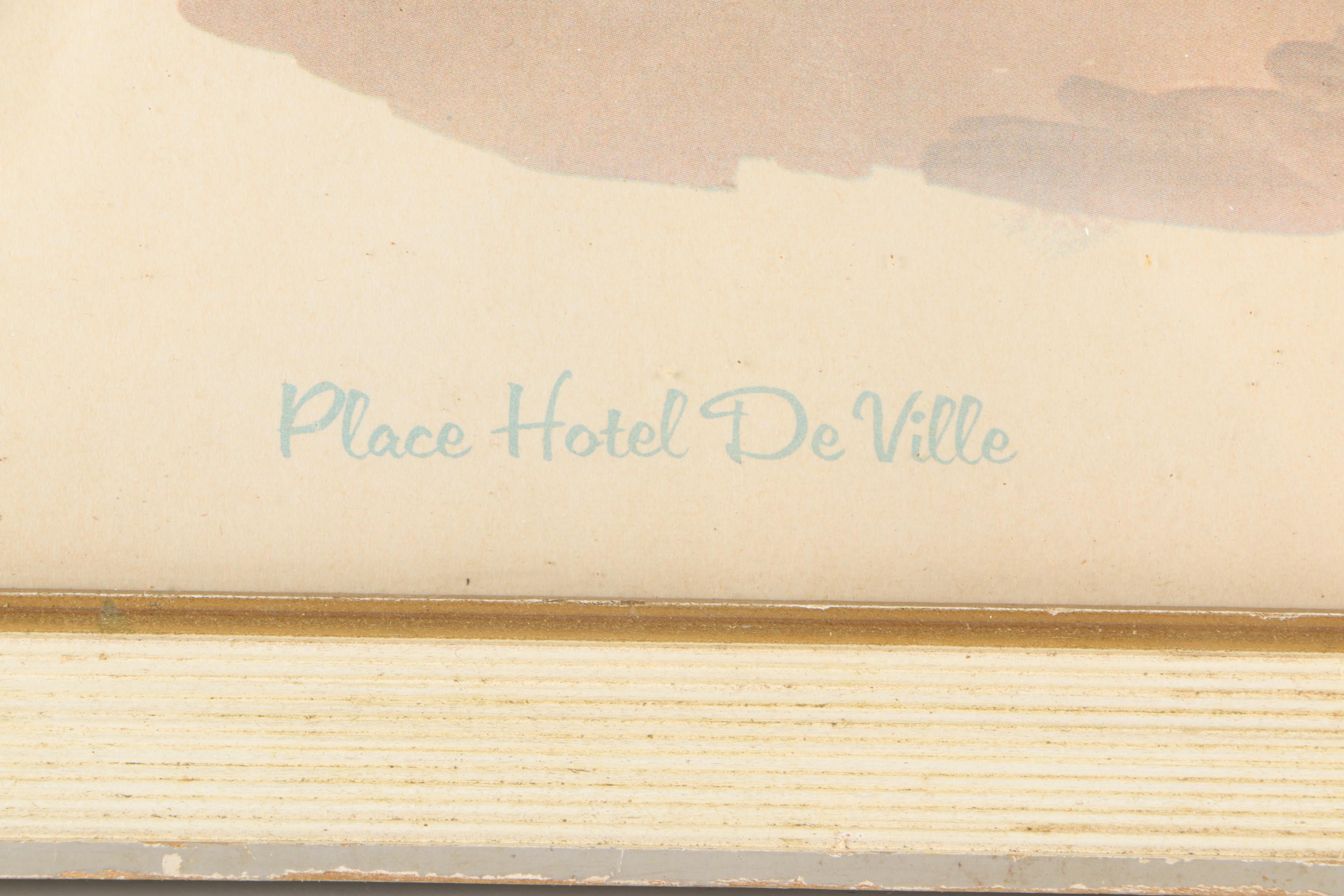 Offset Lithographs after J. Edwards of Paris Scenery