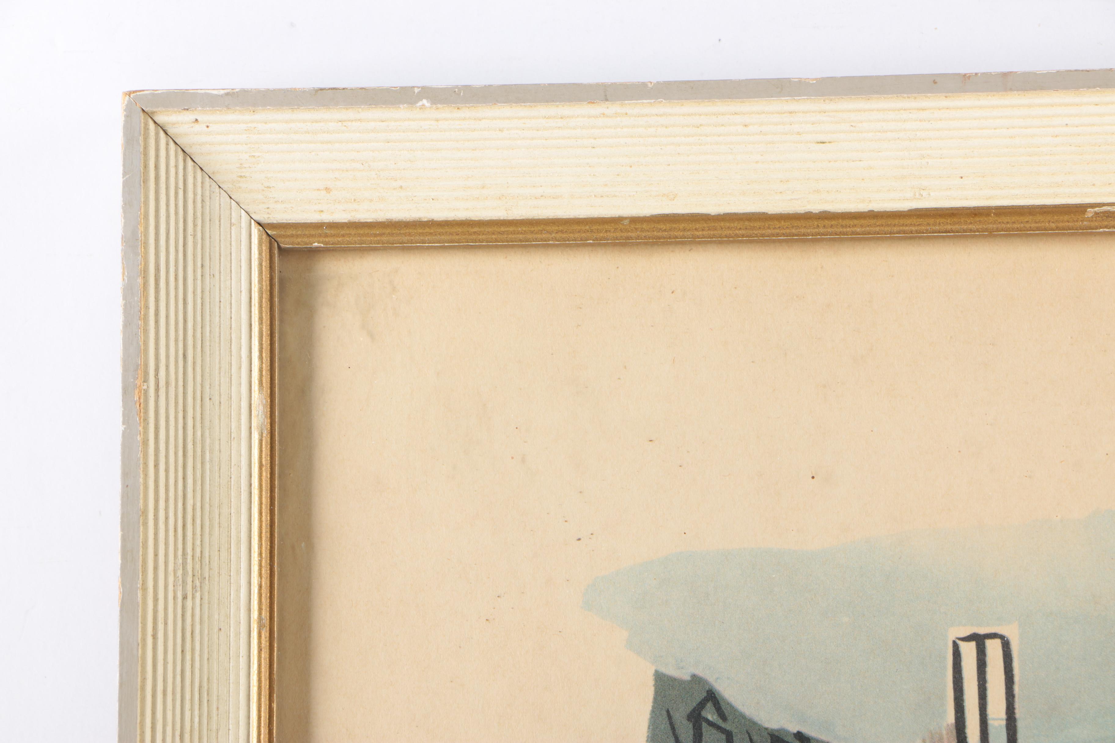 Offset Lithographs after J. Edwards of Paris Scenery