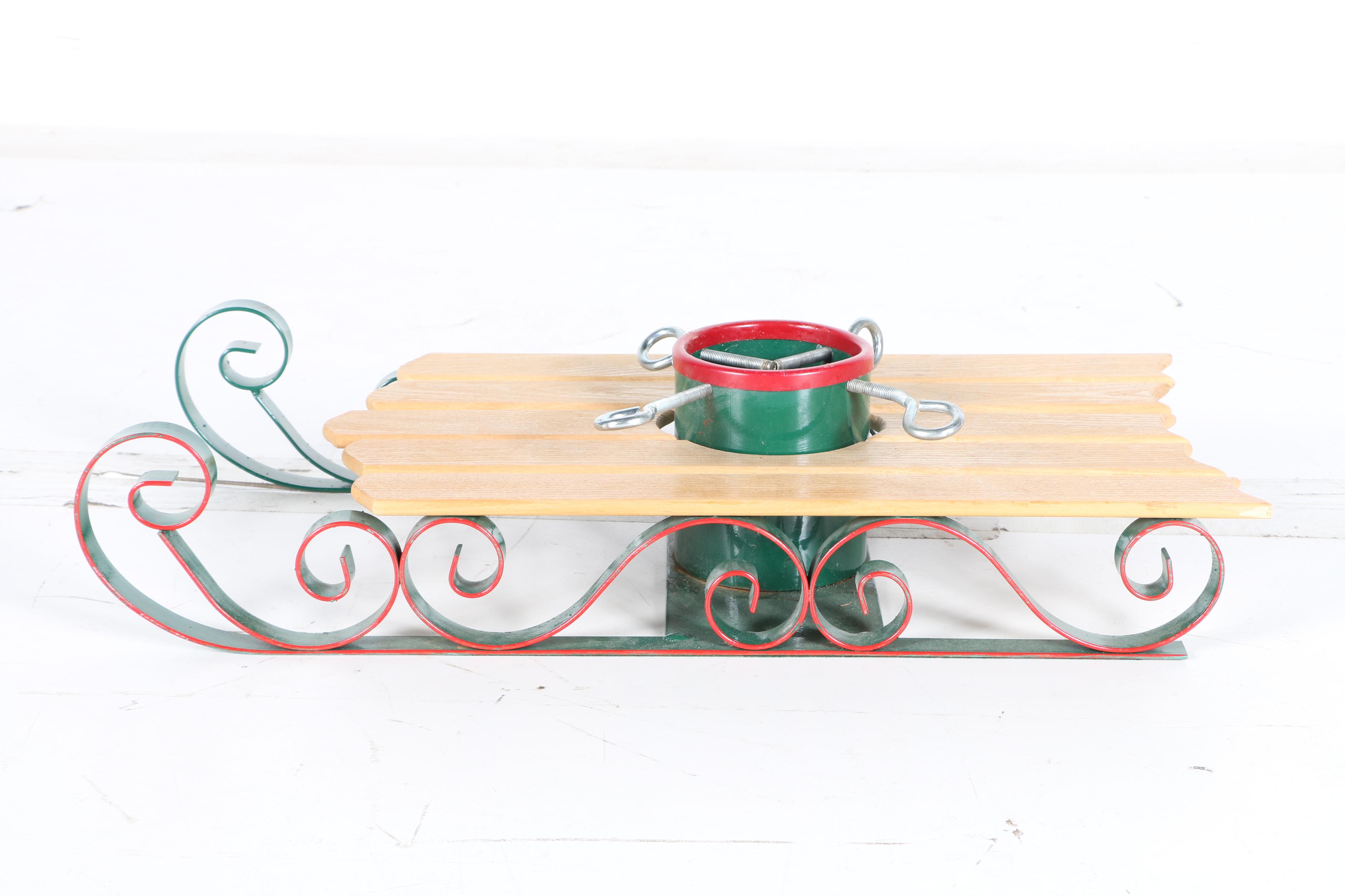 Christmas Tree Sled Stand