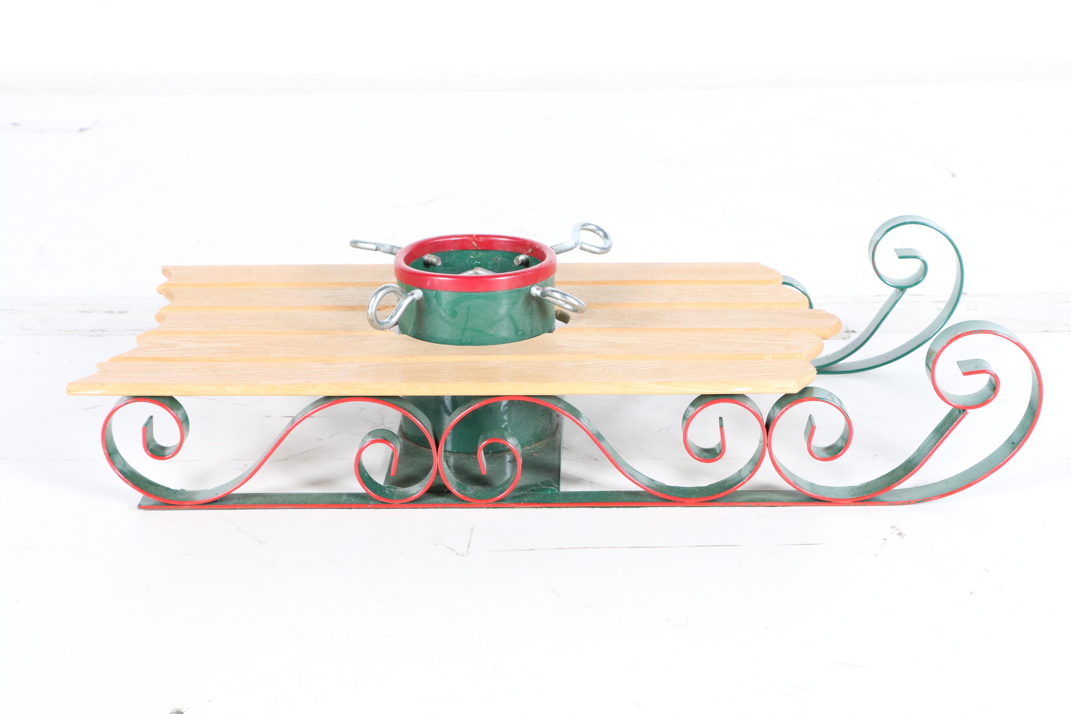 Christmas Tree Sled Stand