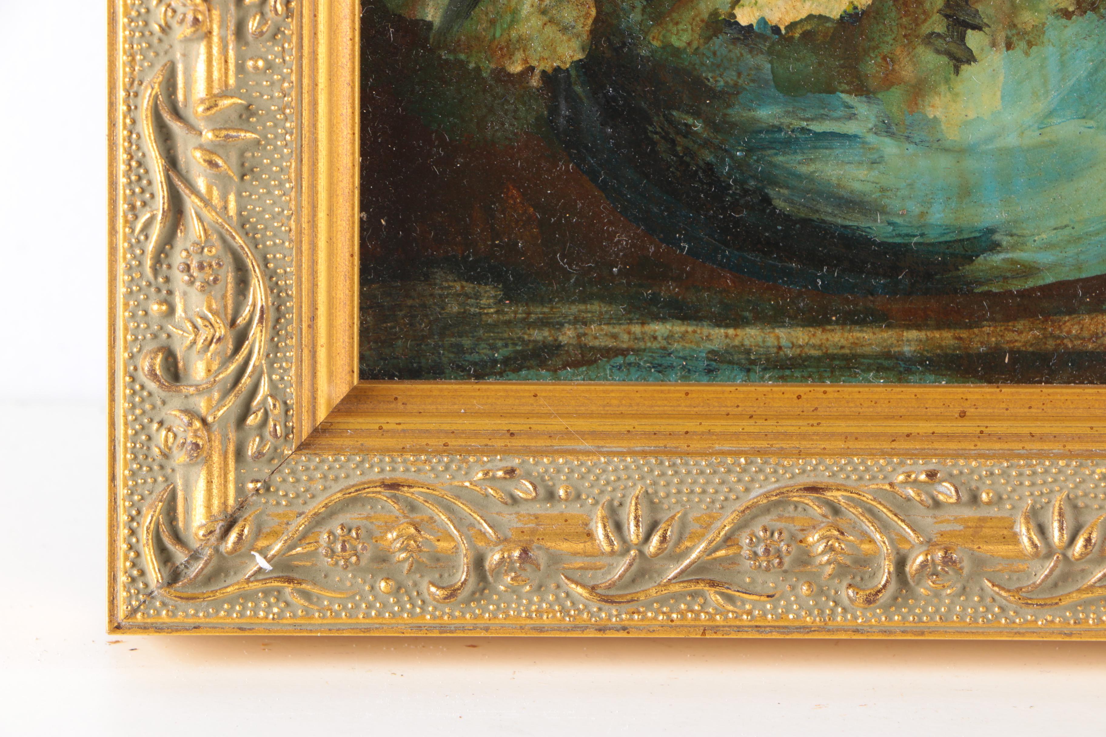 Oil Paintings on Board of Garden Roses