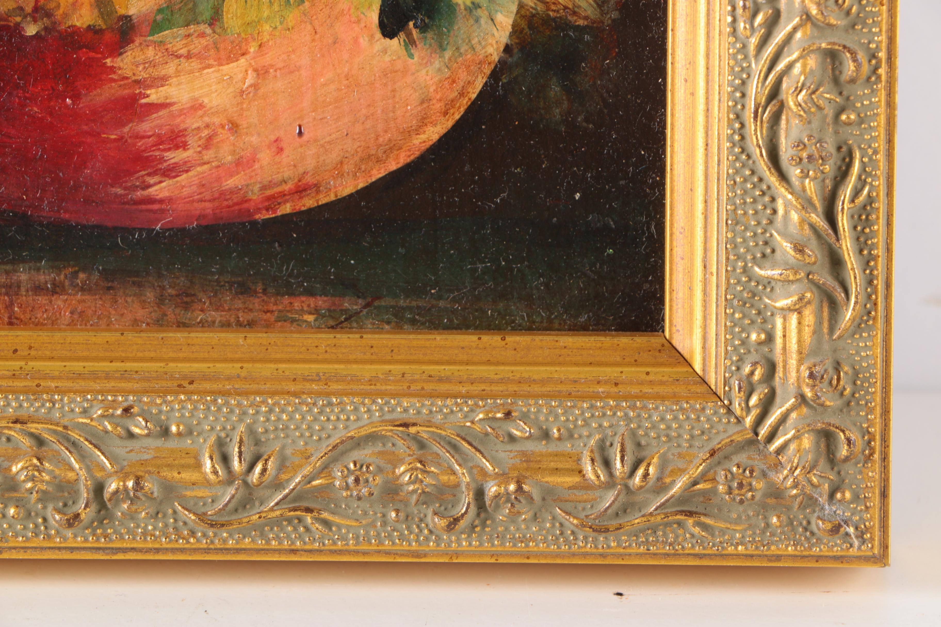 Oil Paintings on Board of Garden Roses