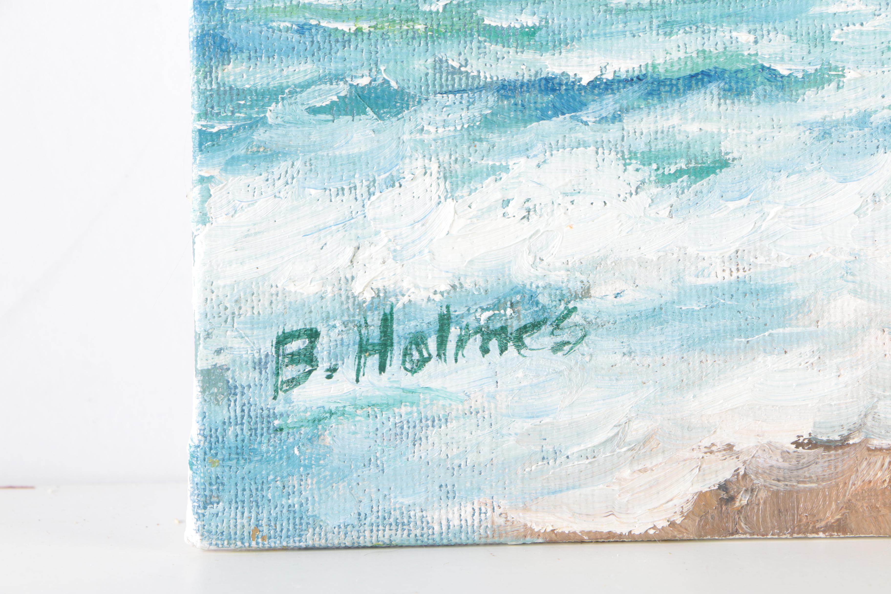 Byron Holmes Oil Painting "Carmel Beach"