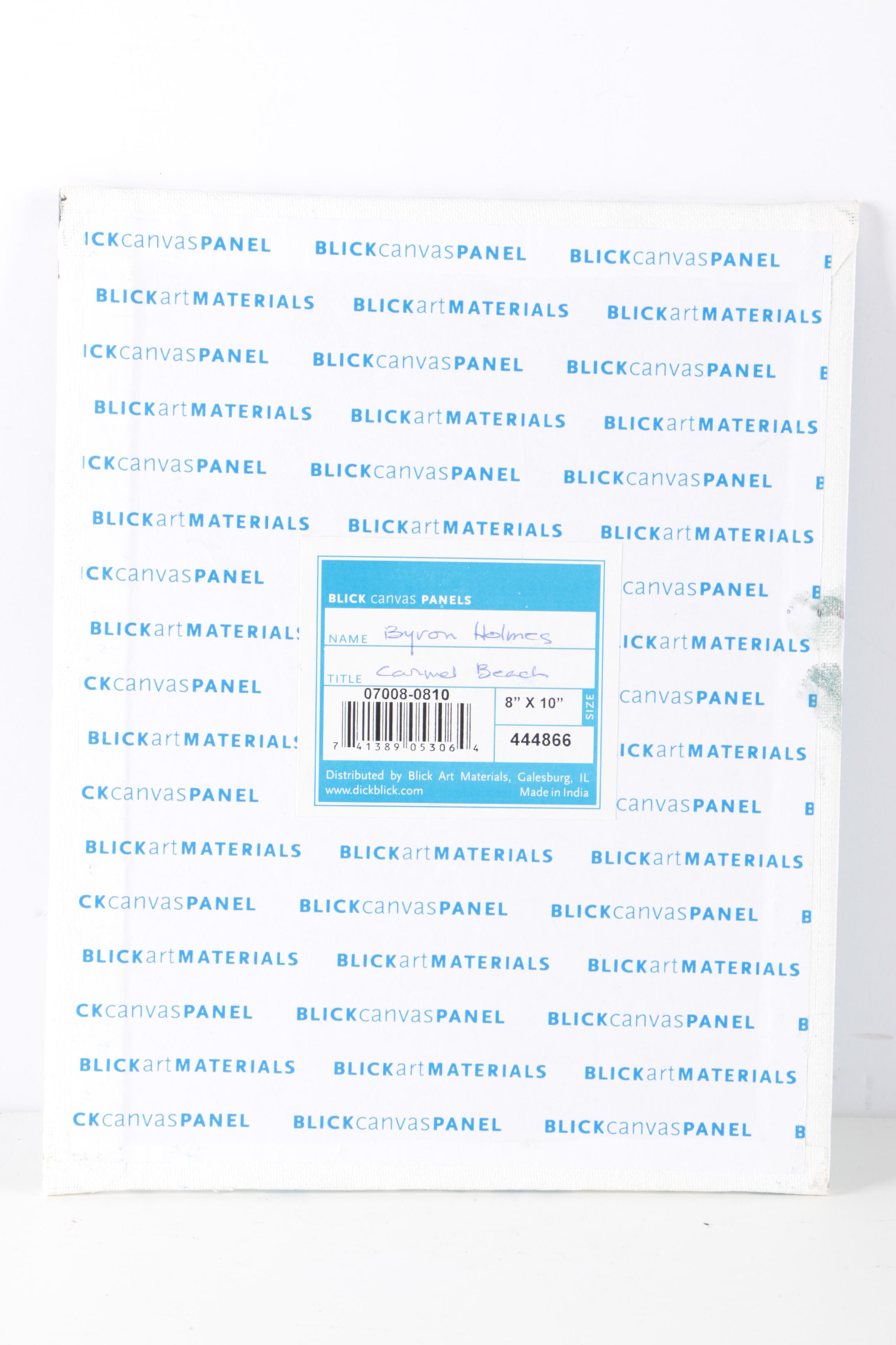 Byron Holmes Oil Painting "Carmel Beach"