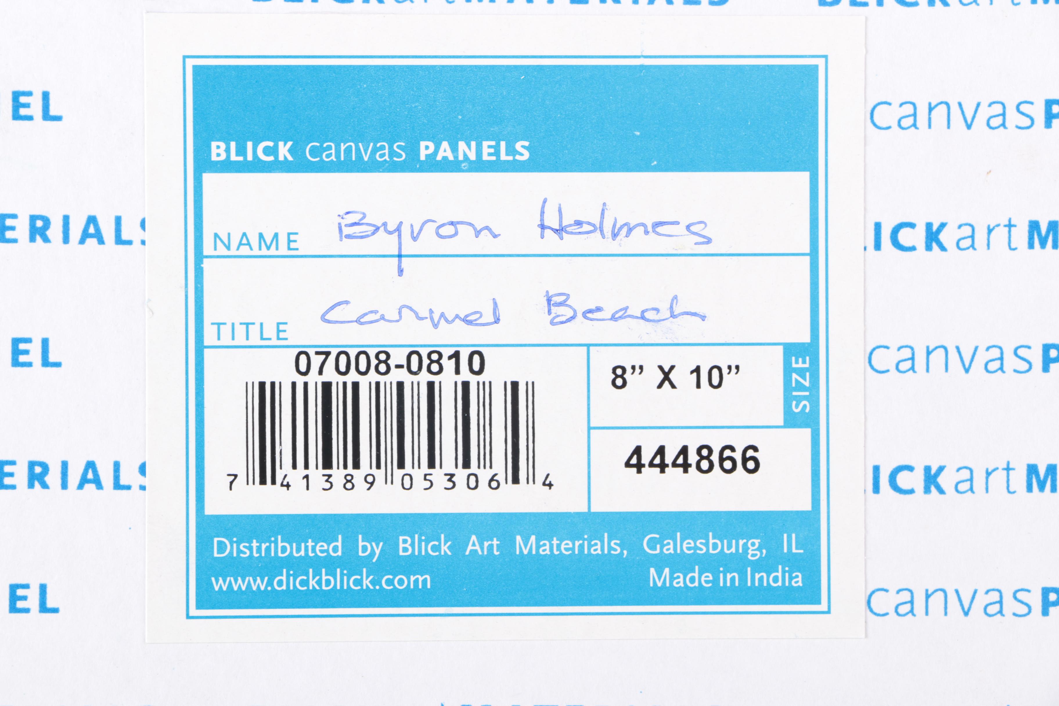 Byron Holmes Oil Painting "Carmel Beach"