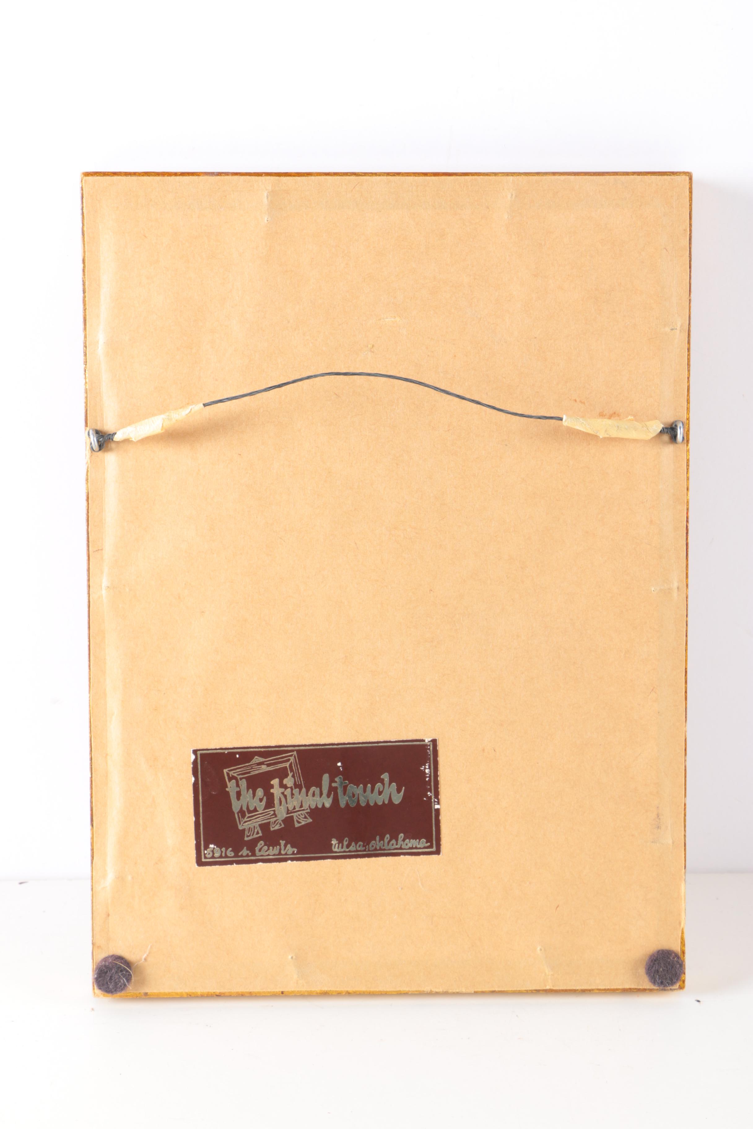 Helen Lewis Limited Edition Hand-Colored Etching "Little Son"