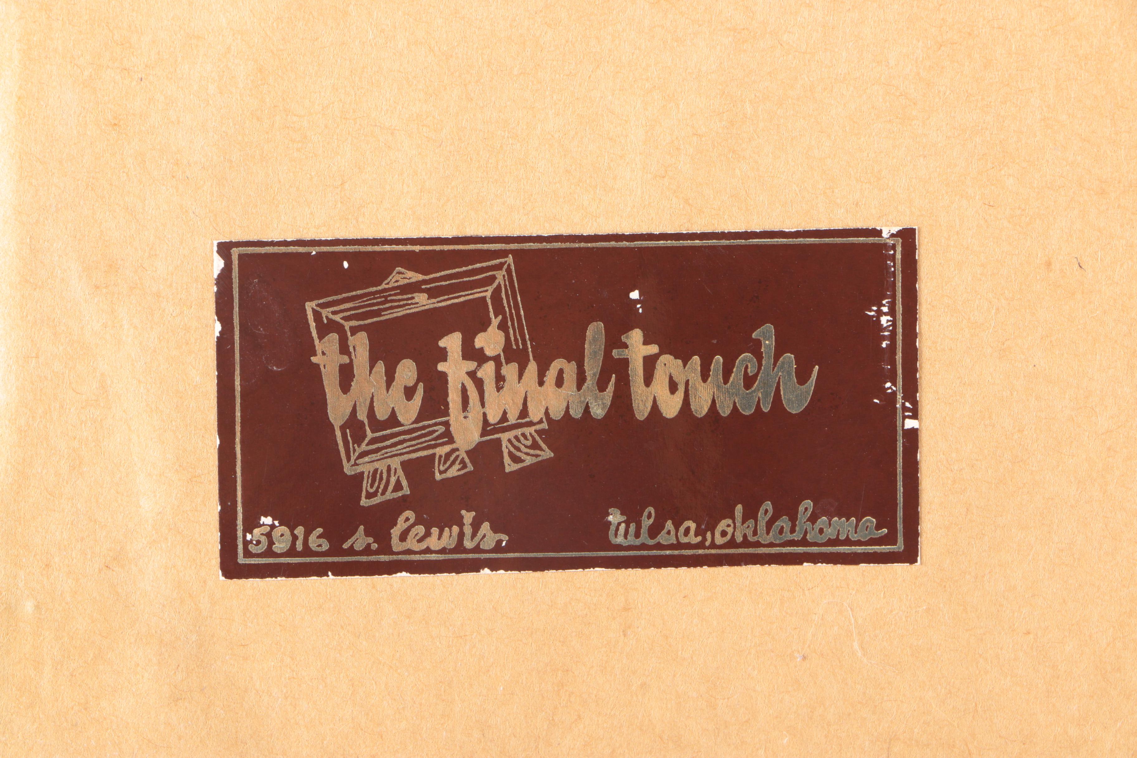 Helen Lewis Limited Edition Hand-Colored Etching "Little Son"