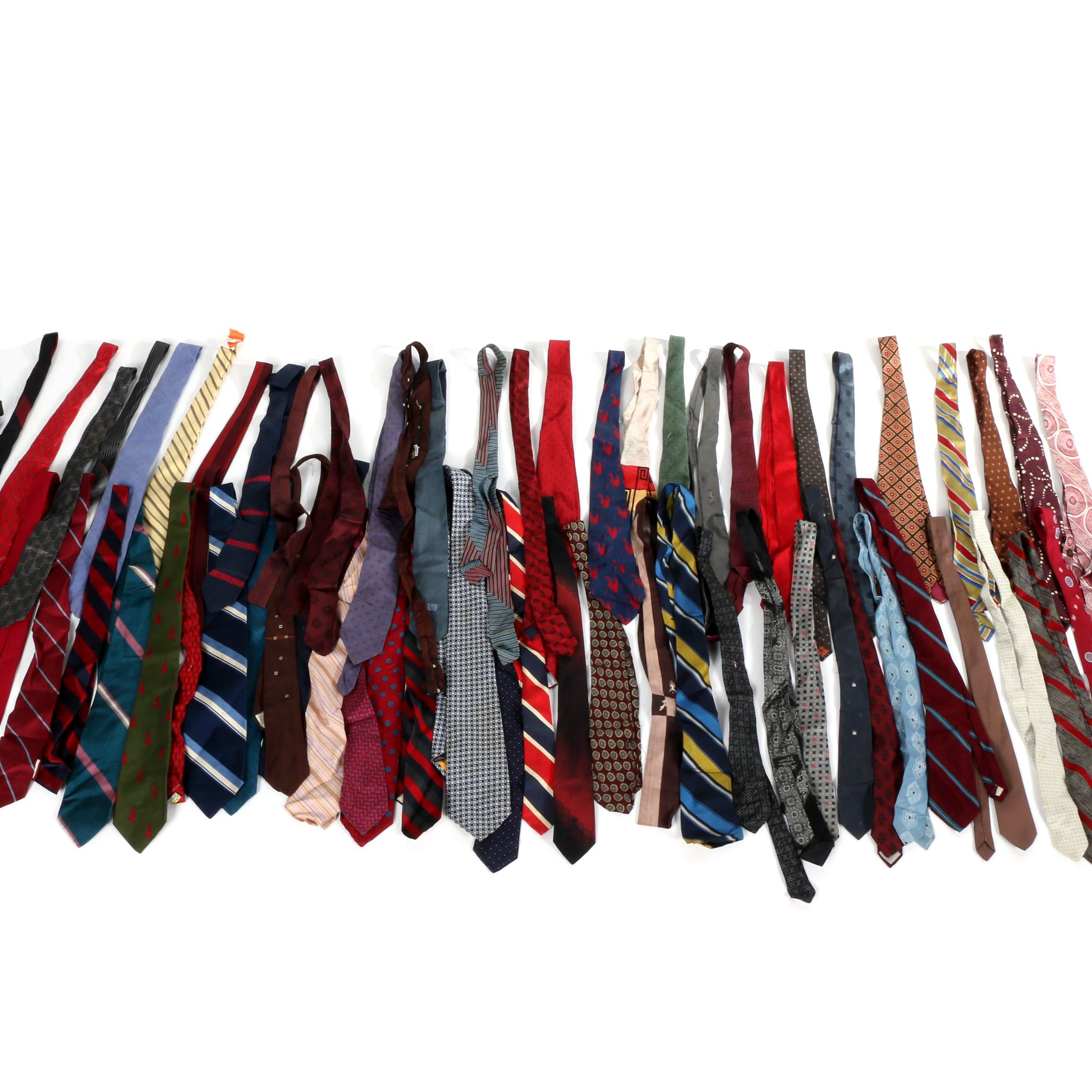 Large Assortment of Neckties