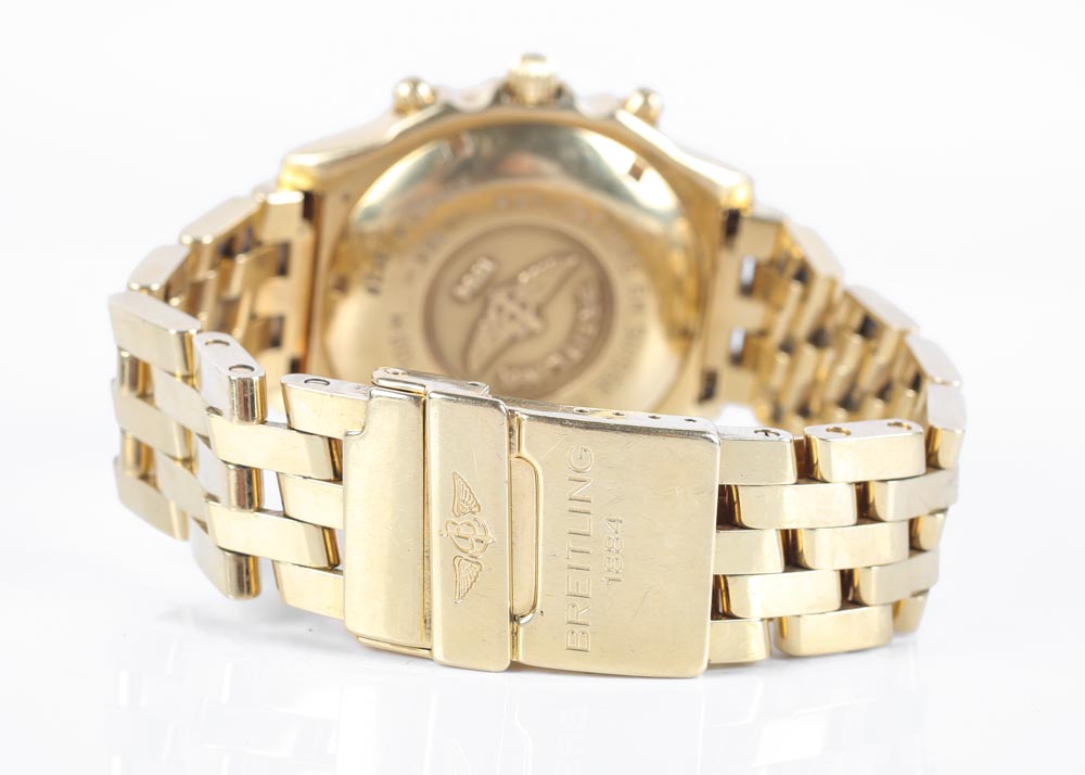 Breitling 18K Yellow Gold Chronomat Automatic Watch