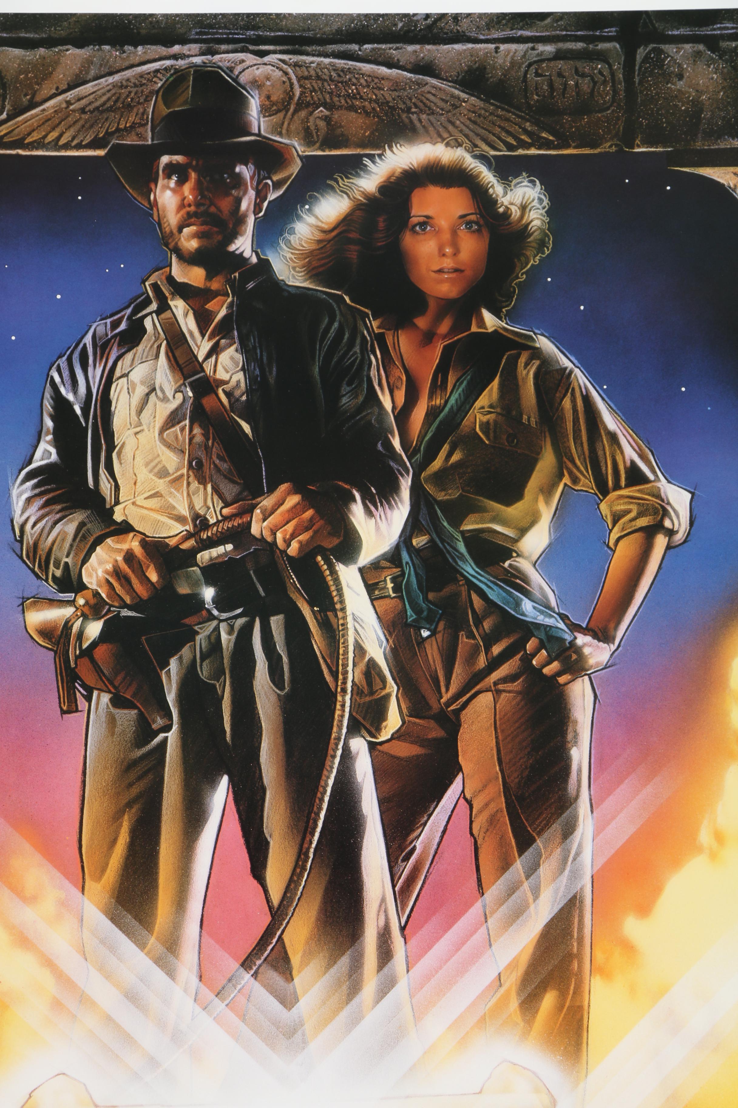 "Raiders of the Lost Ark" 1991 10th Anniversary Theatrical Poster