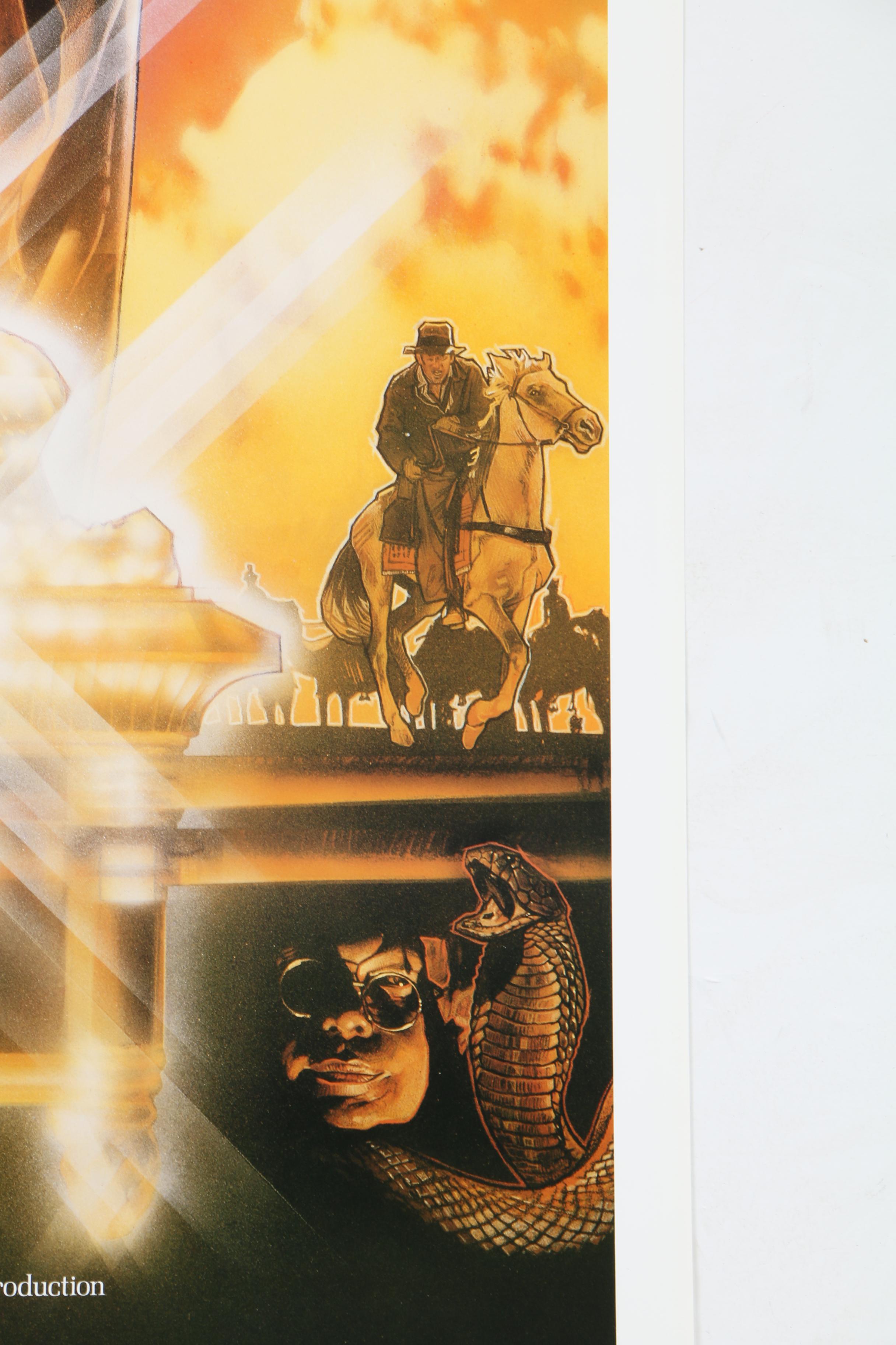 "Raiders of the Lost Ark" 1991 10th Anniversary Theatrical Poster