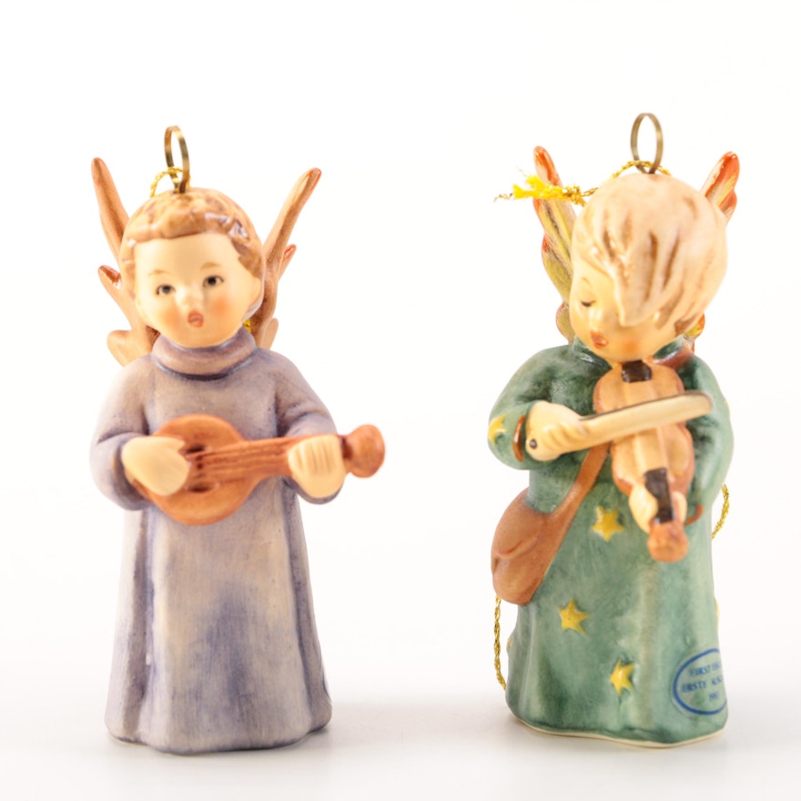 Hummel "Celestial Musician" and "Festival Harmony" Ornaments