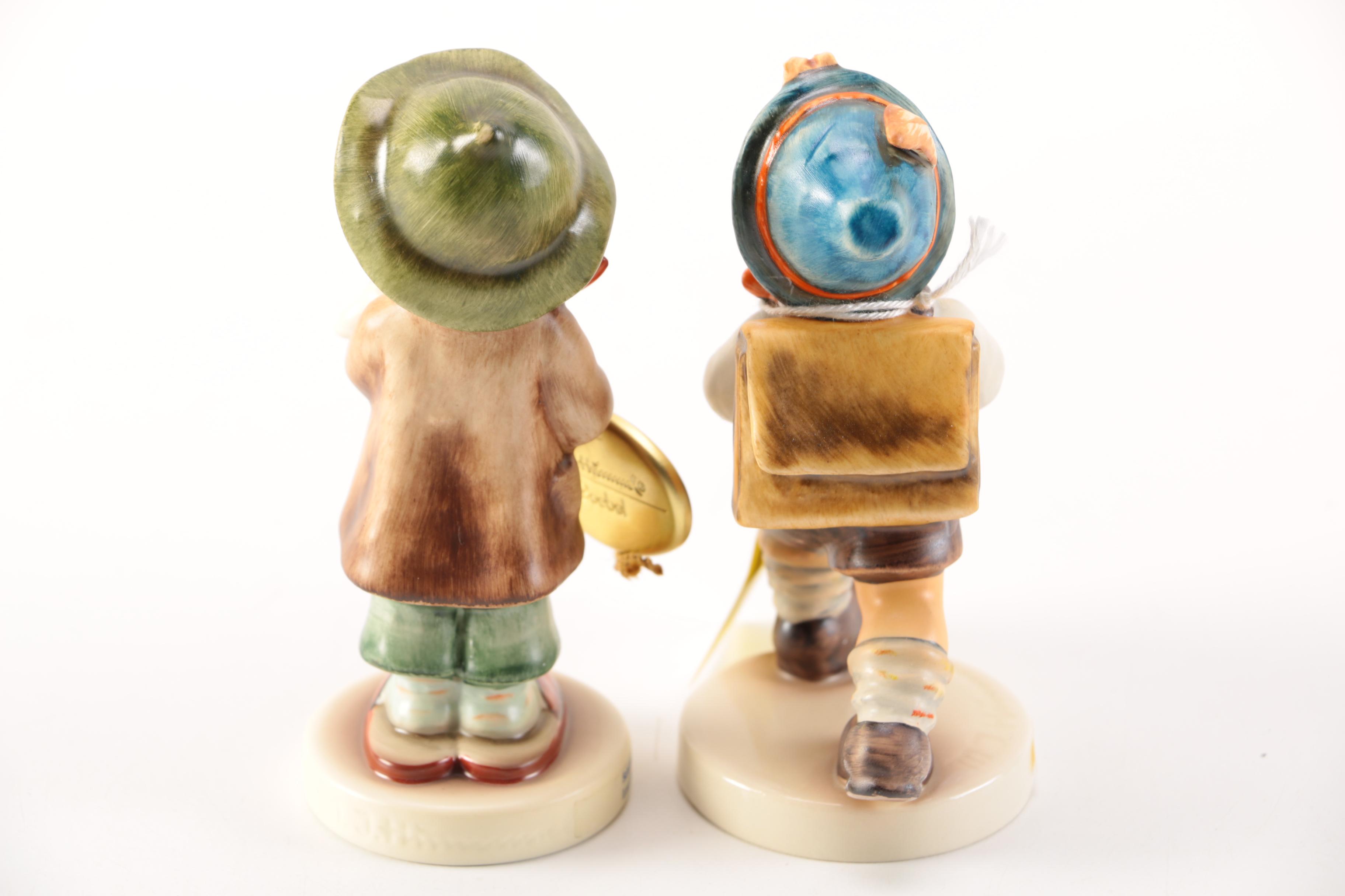 Hummel 1992 "Lost Sheep" and 1970s"Schoolboy" Figurines