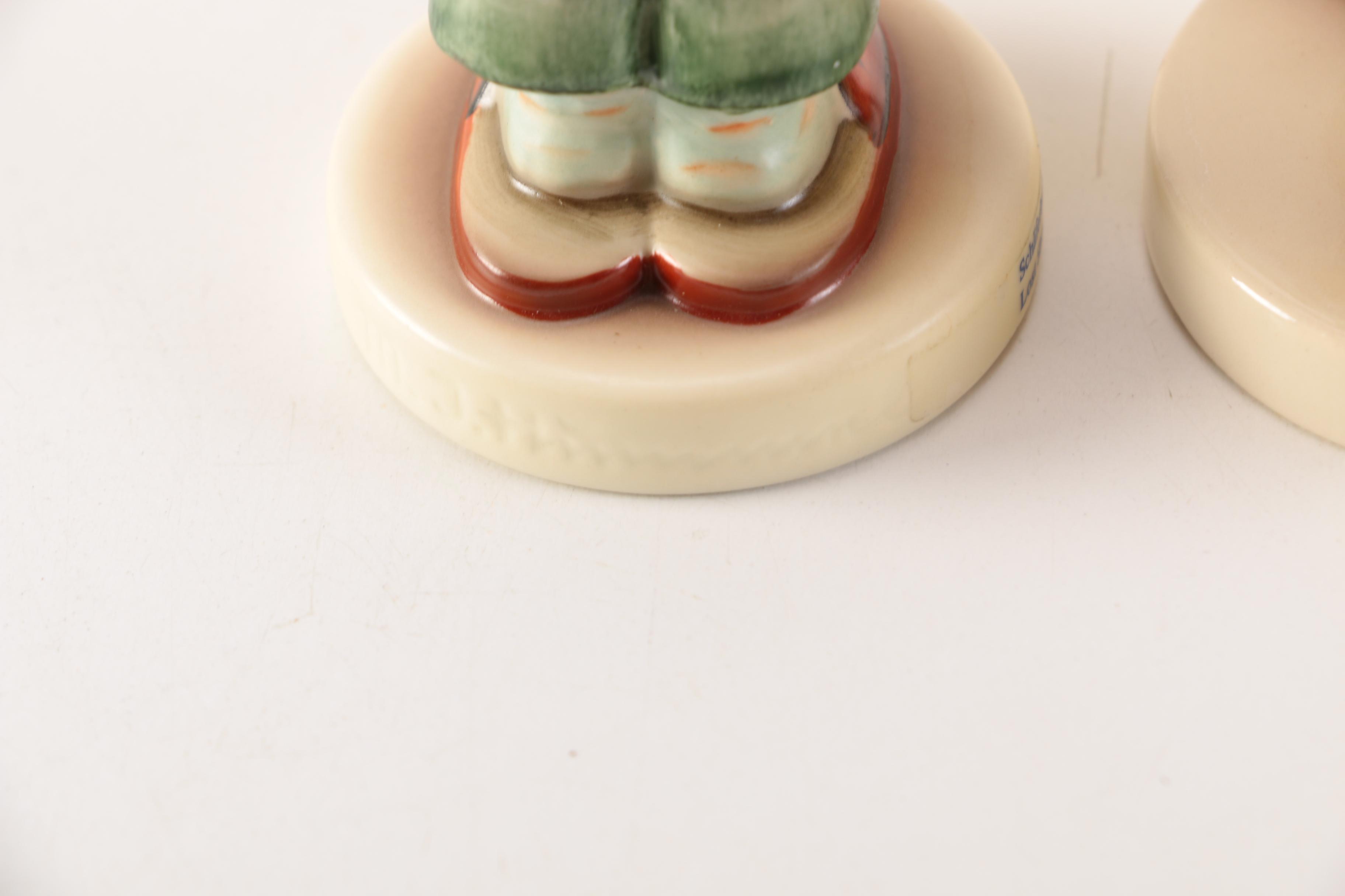 Hummel 1992 "Lost Sheep" and 1970s"Schoolboy" Figurines