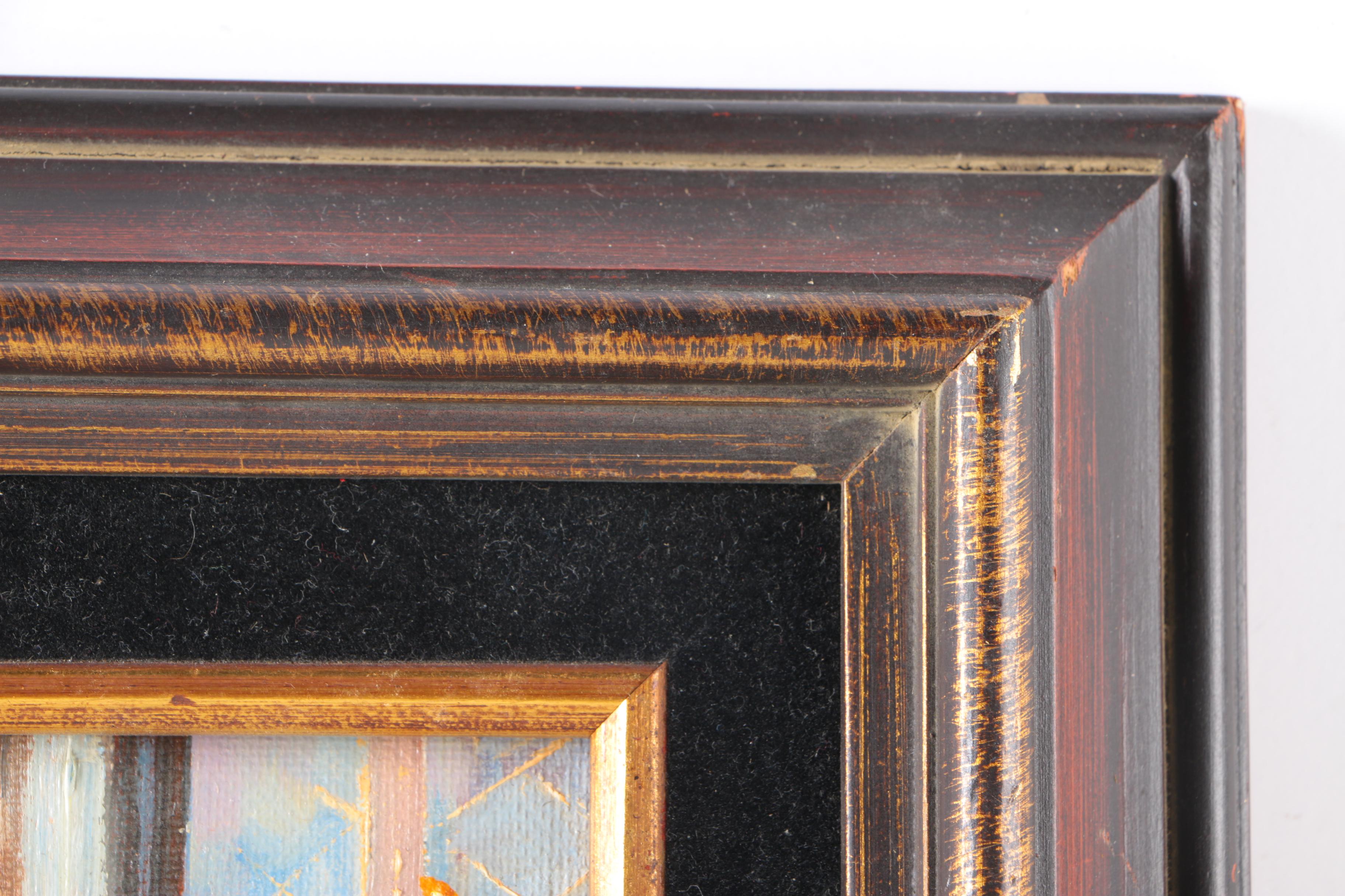 D. B. Greer Oil Painting on Canvas Board "Billie"