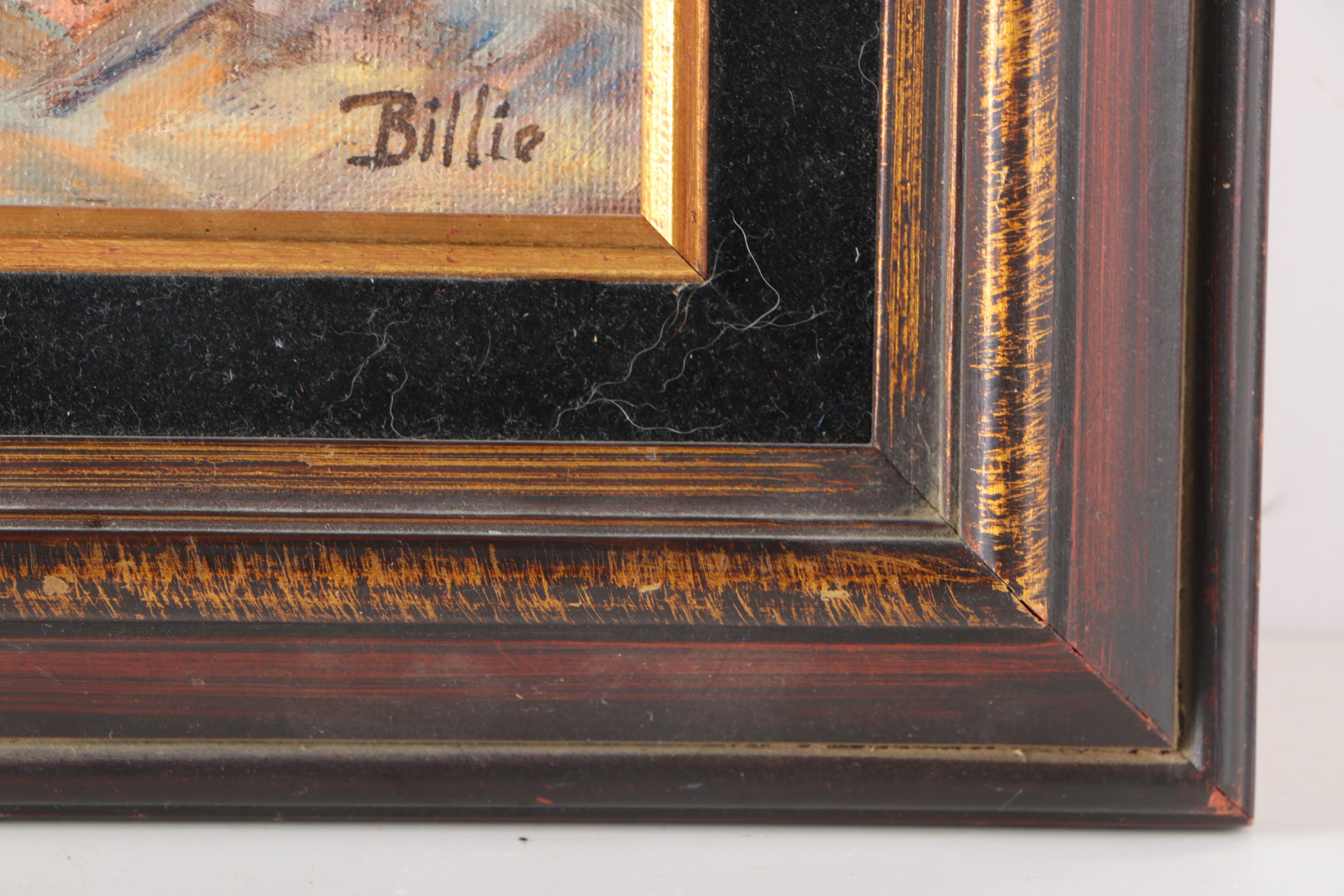 D. B. Greer Oil Painting on Canvas Board "Billie"