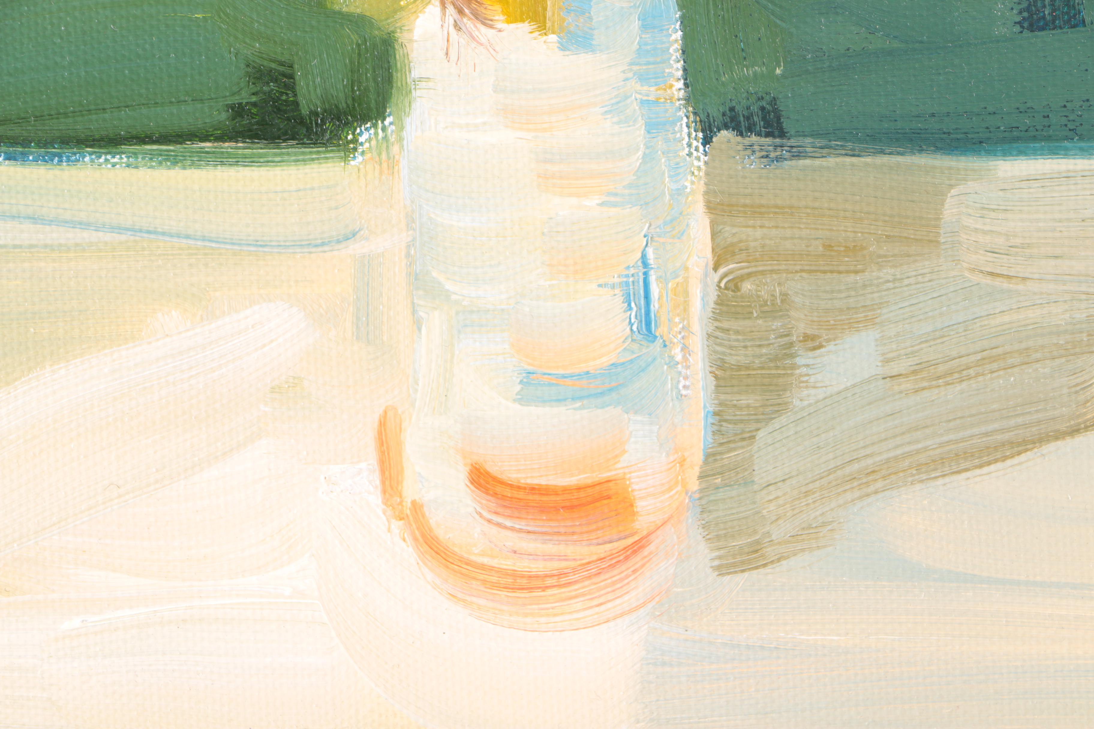 Signed Oil on Canvas of Floral Still Life