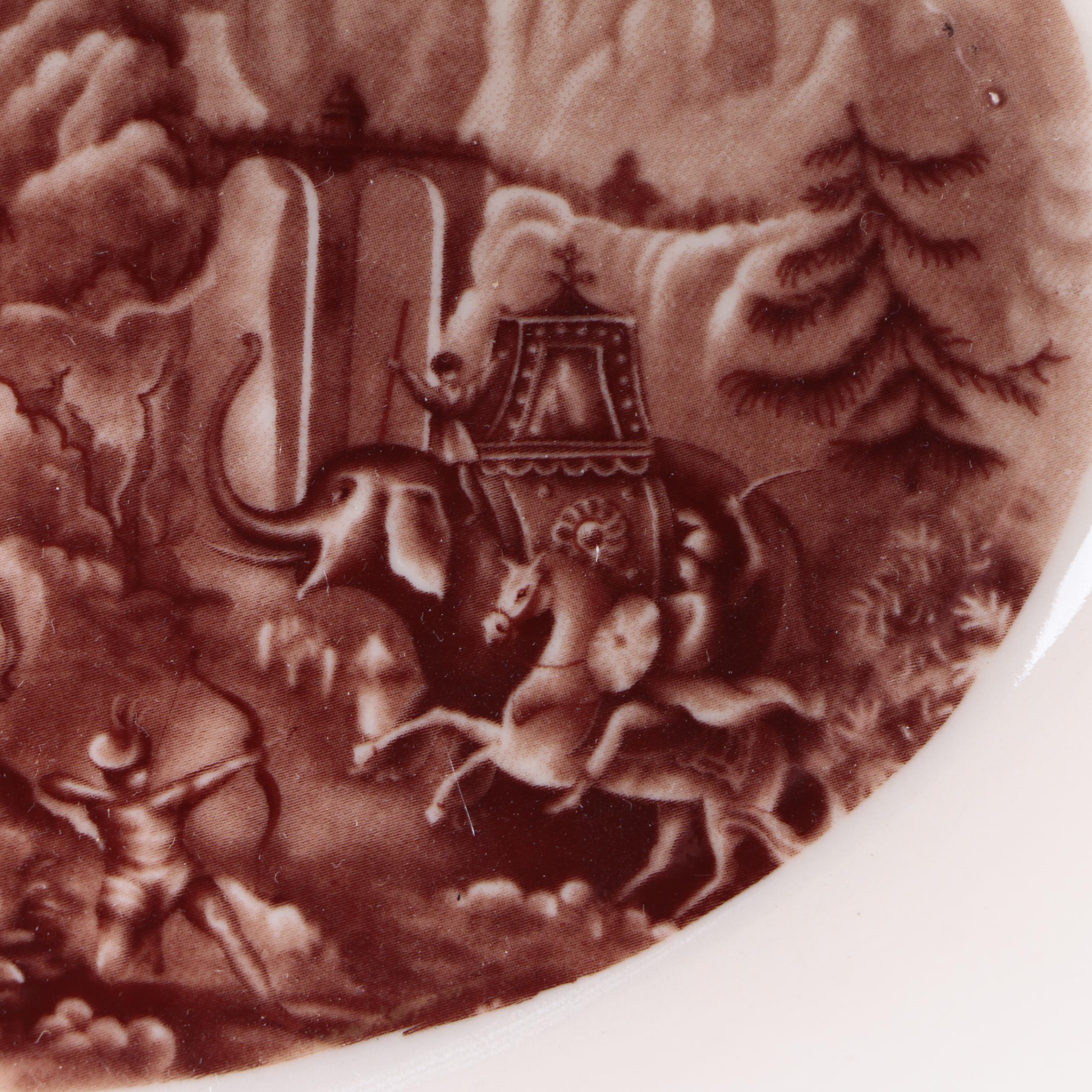 Antiche Riproduzioni Transferware Serving Bowl