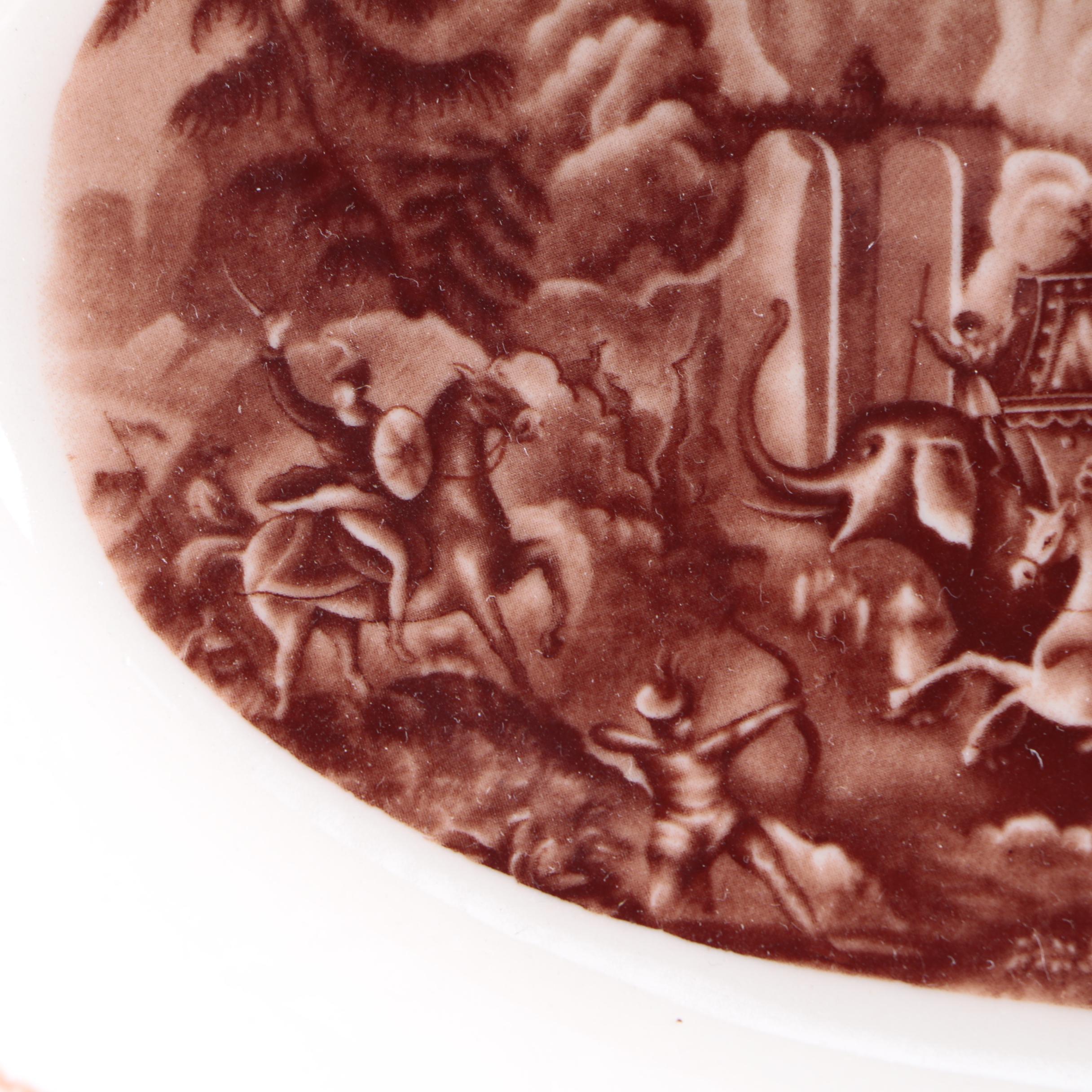 Antiche Riproduzioni Transferware Serving Bowl