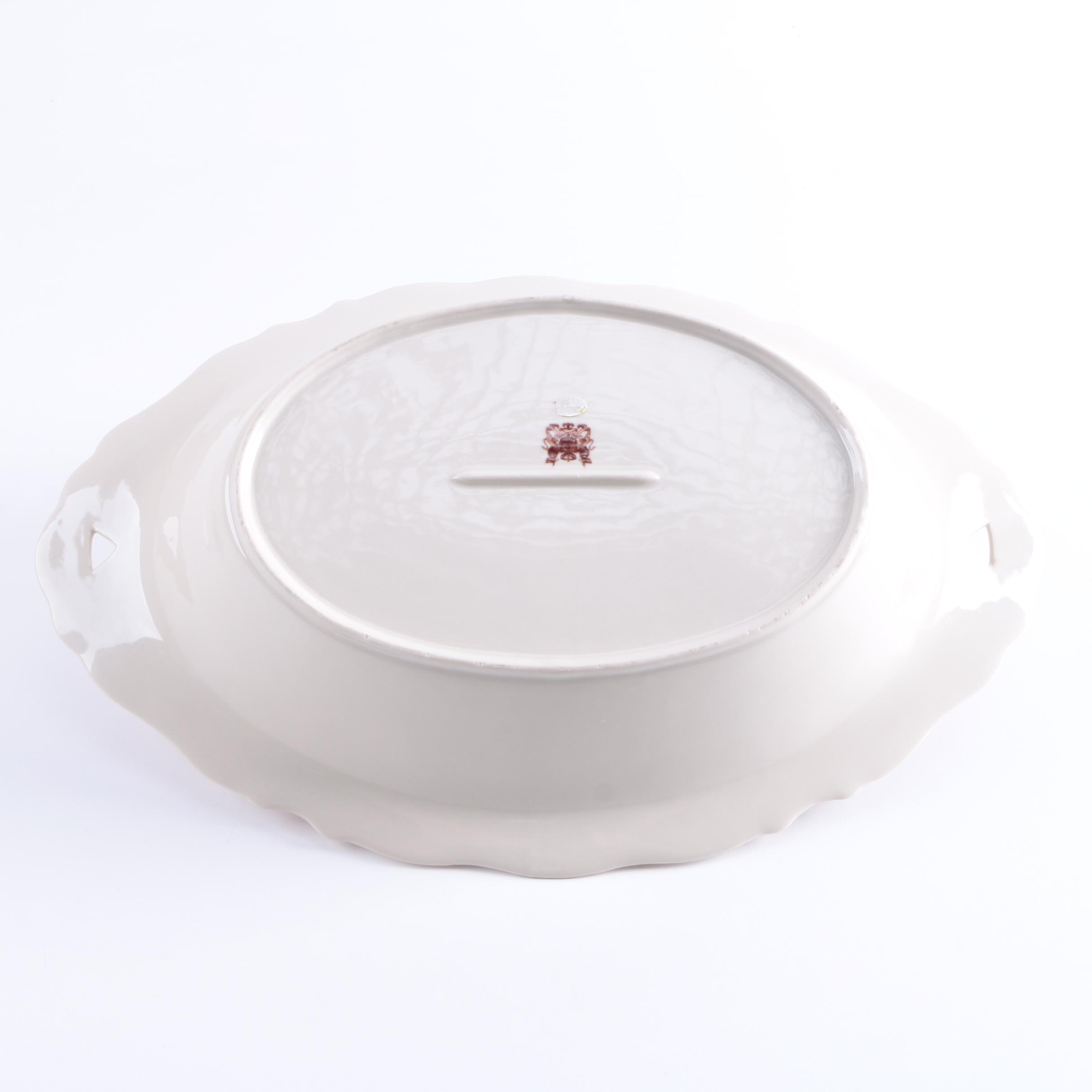 Antiche Riproduzioni Transferware Serving Bowl