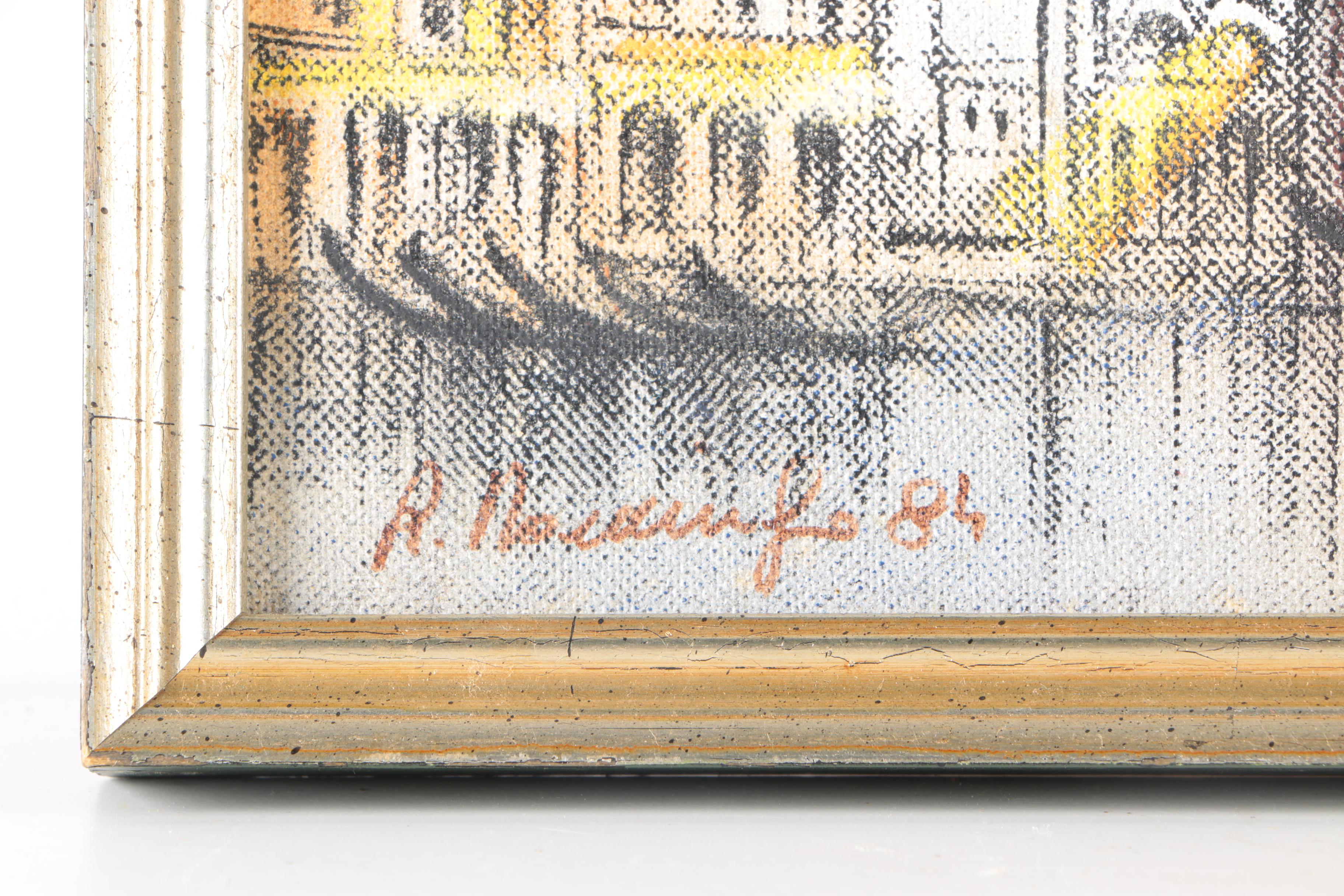 Watercolor and Oil Paintings of Venice