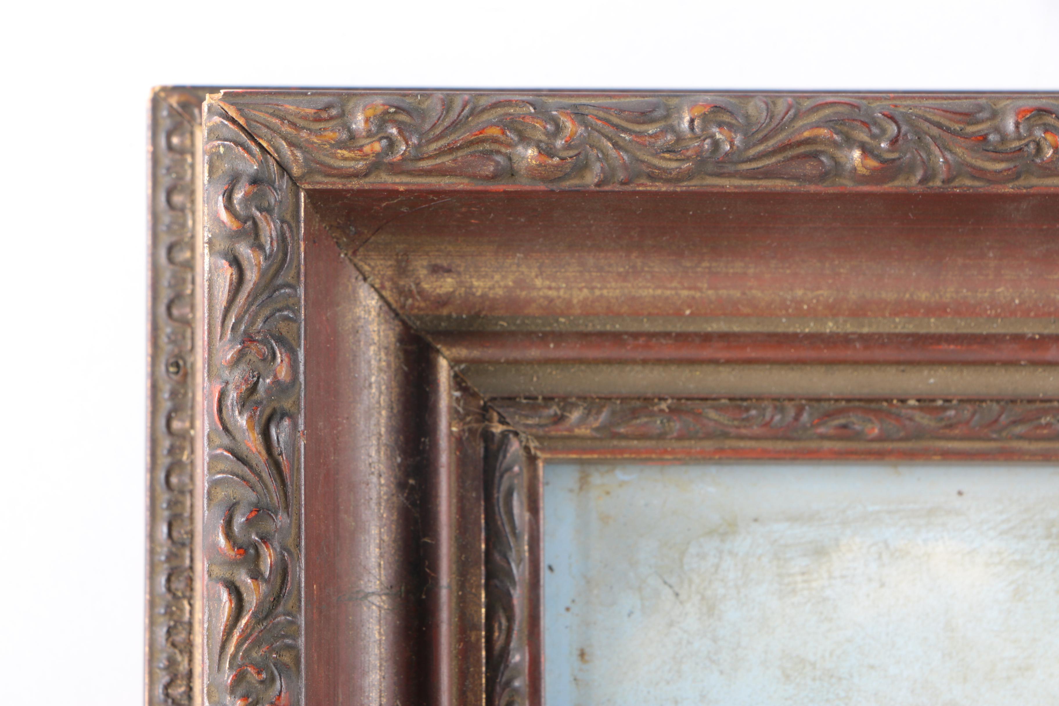 H. Thomas Oil Landscape Painting on Board