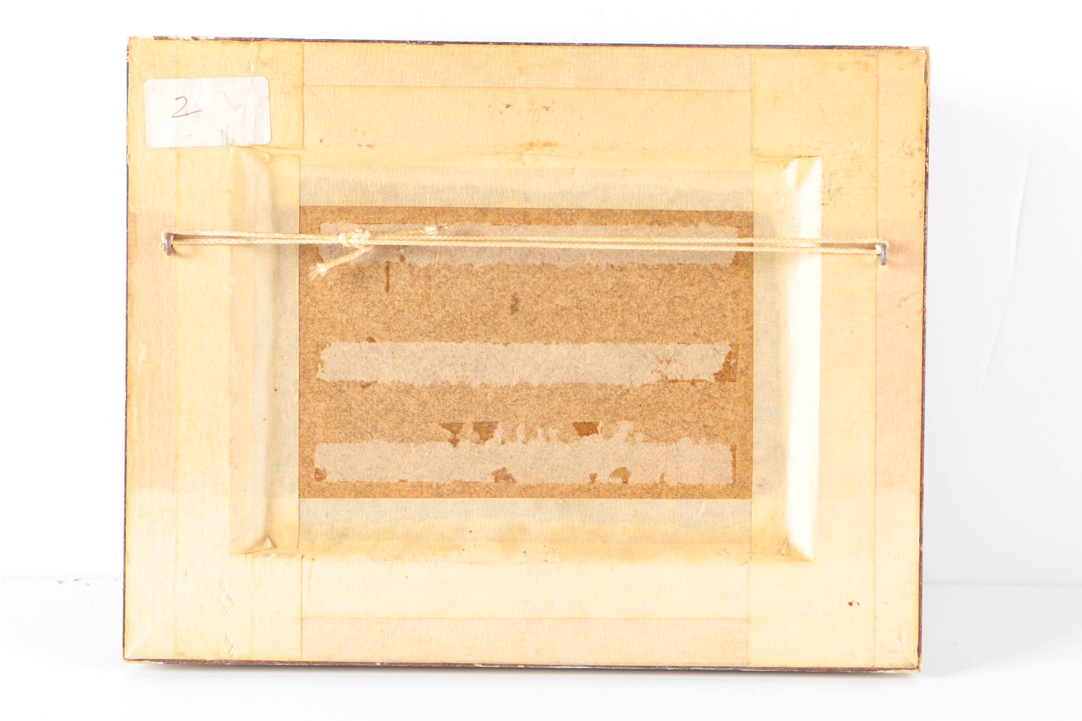 H. Thomas Oil Landscape Painting on Board