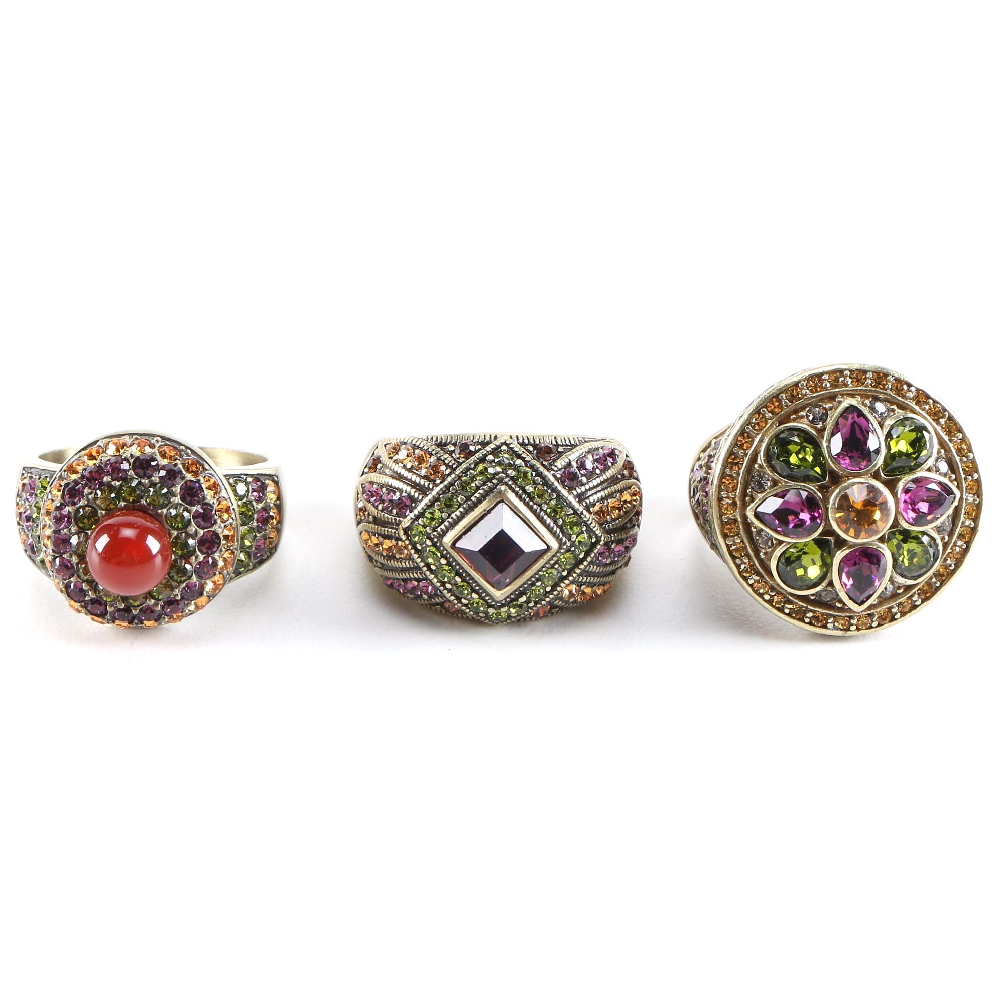 Heidi Daus and LaVintage Statement Rings