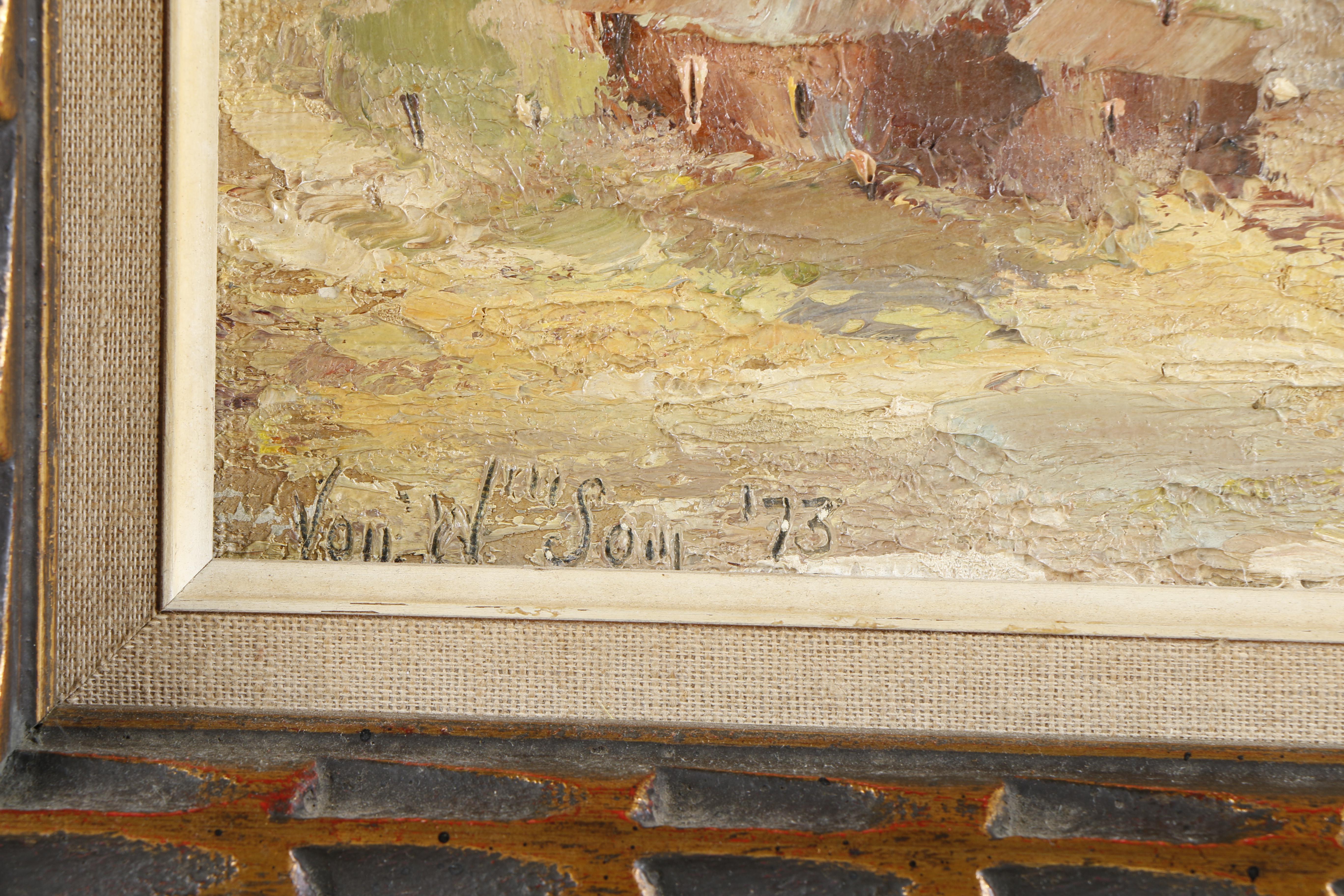 Von Williamson Oil Painting "Mucky Spring"