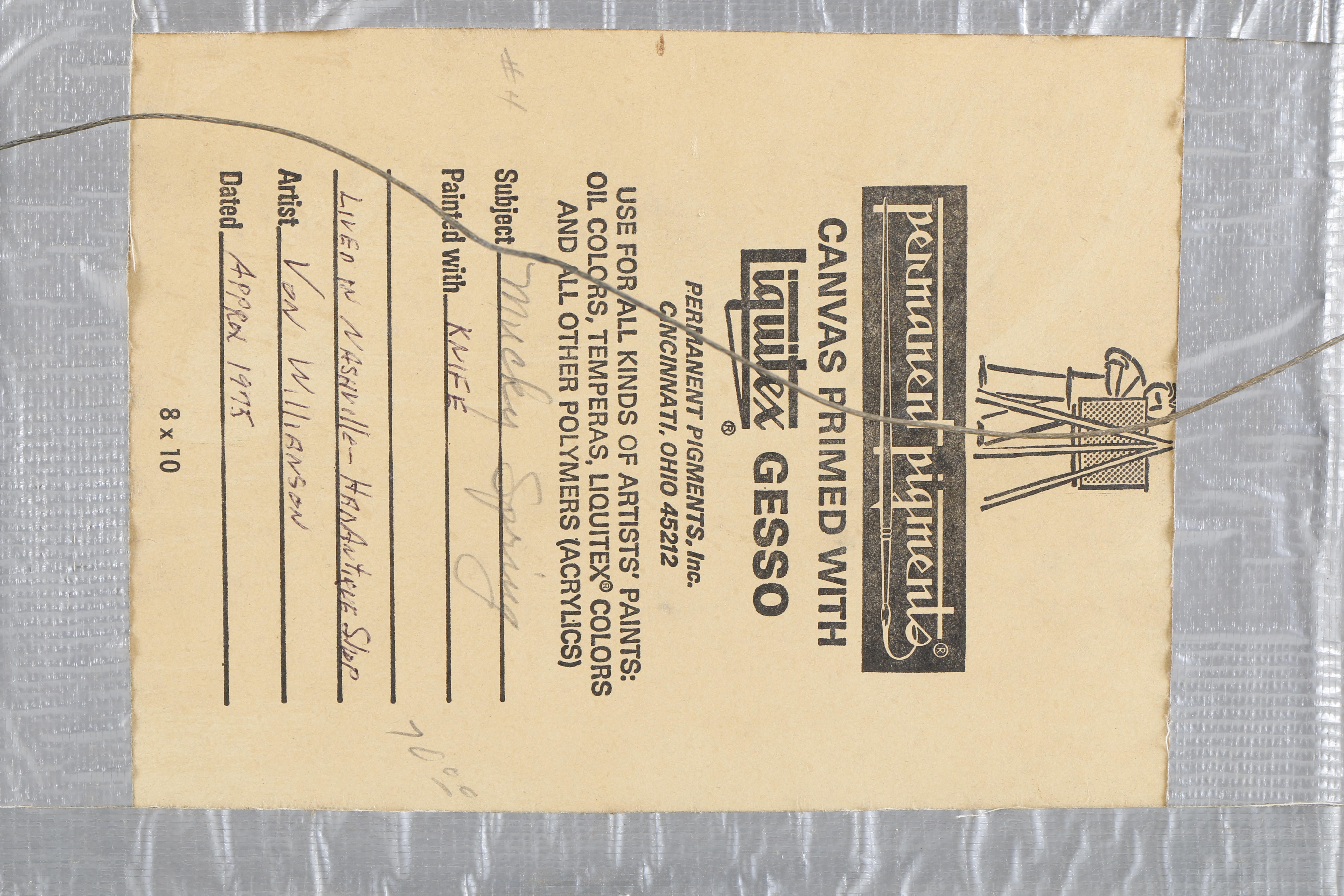 Von Williamson Oil Painting "Mucky Spring"