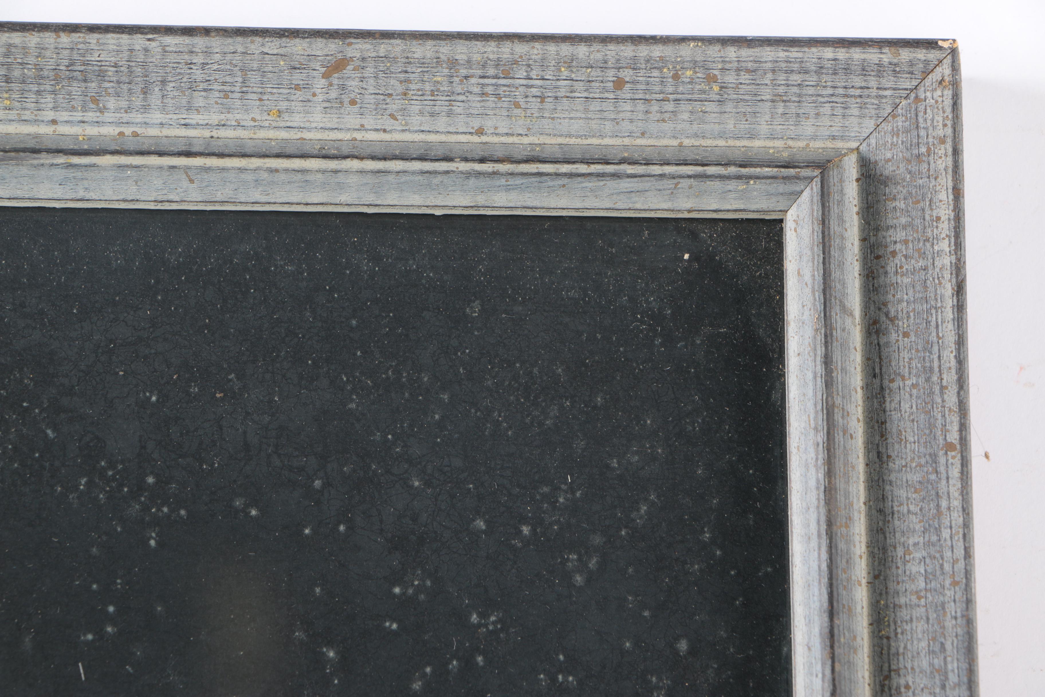 East Asian Gouache on Silk of a Smoking Elder