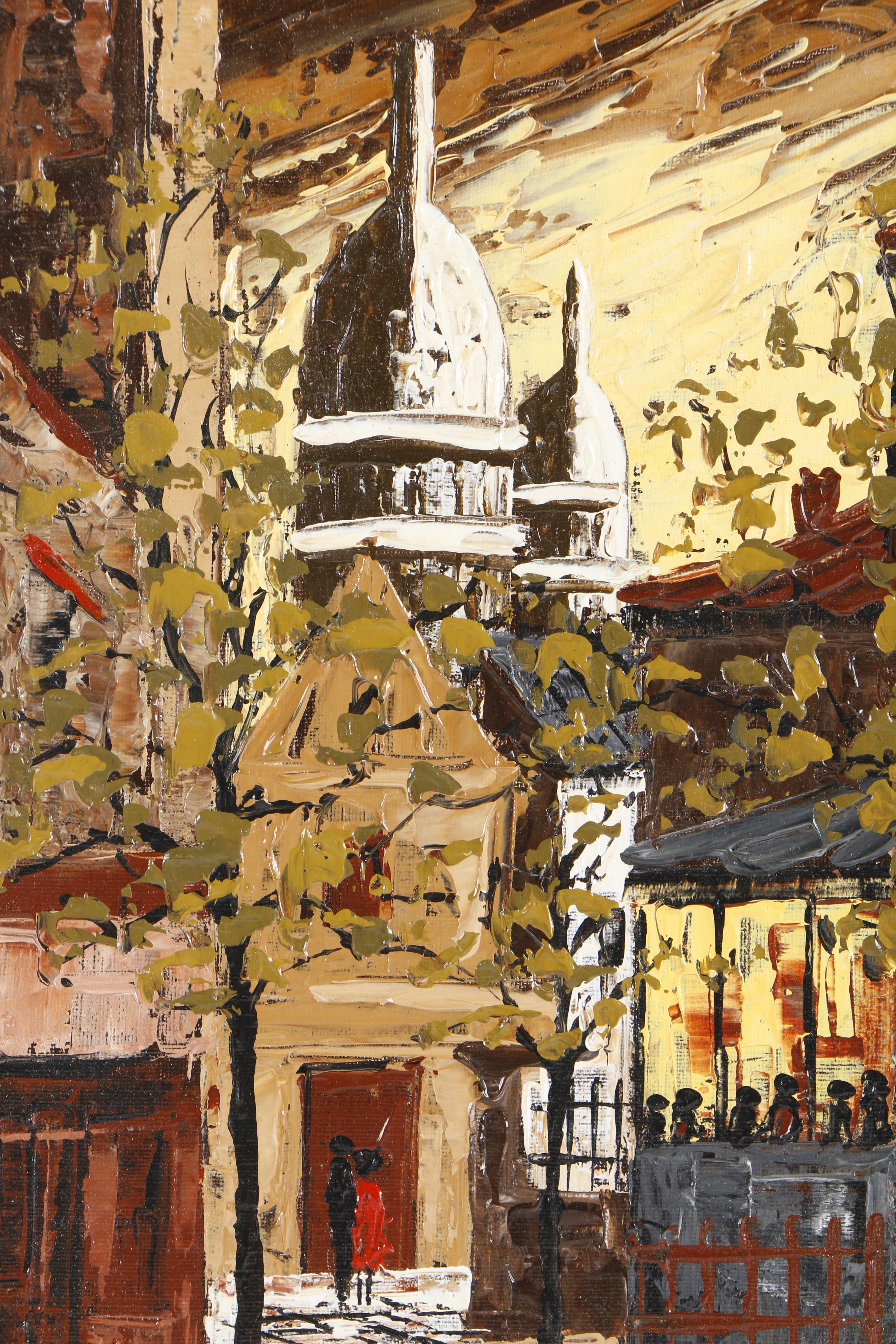 Liuba Acrylic Paintings of Parisian Scenes