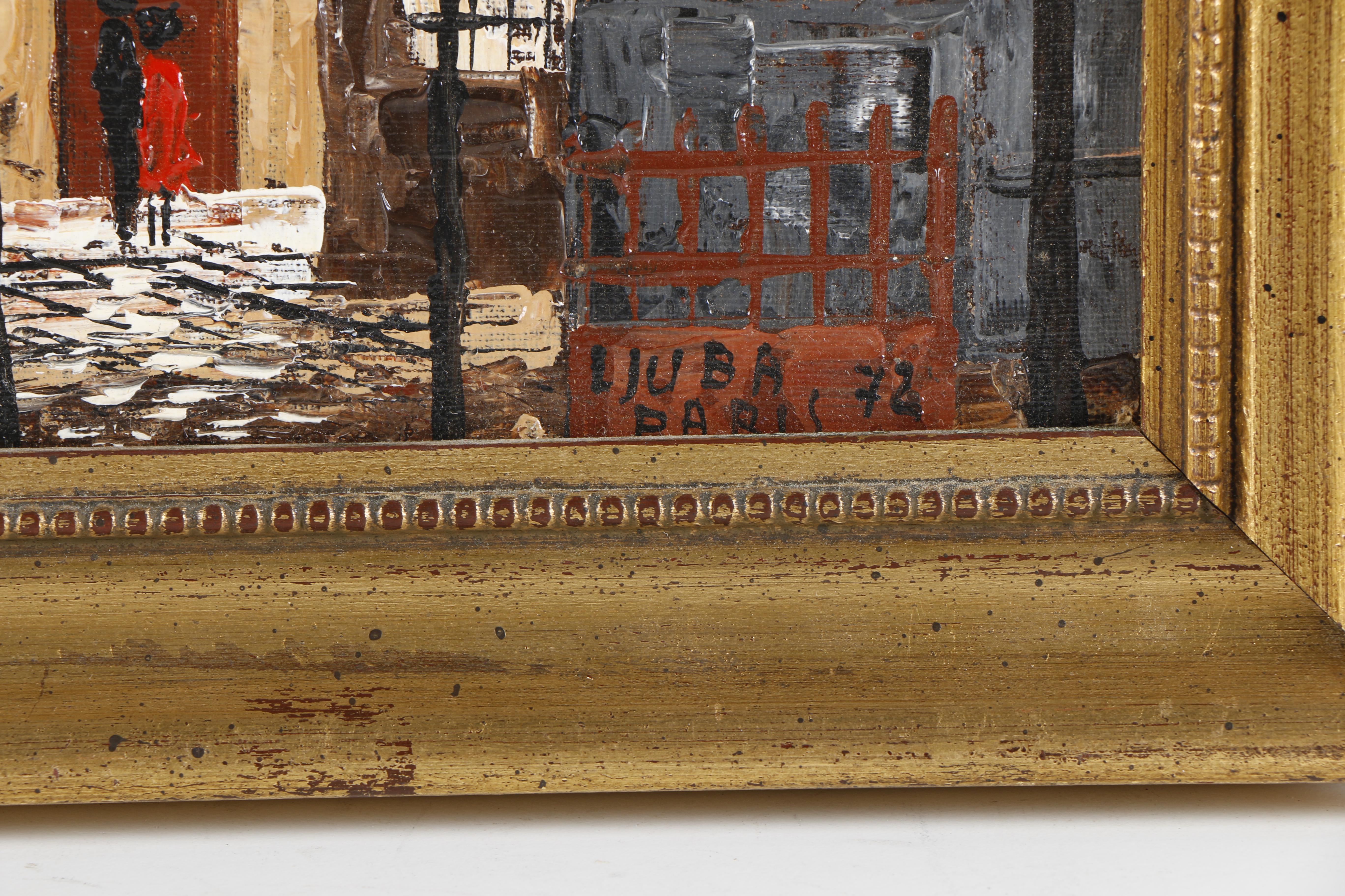 Liuba Acrylic Paintings of Parisian Scenes