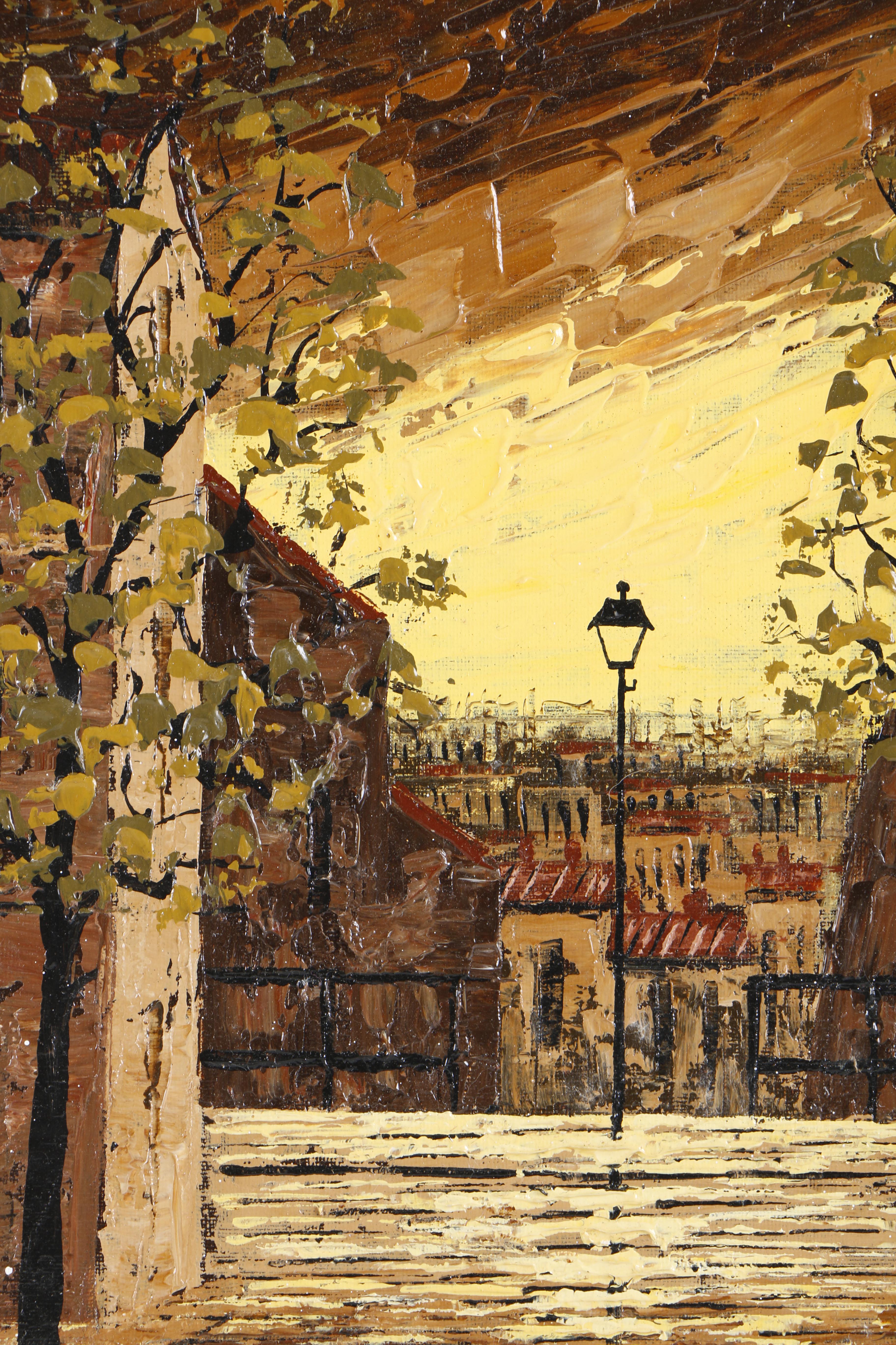 Liuba Acrylic Paintings of Parisian Scenes