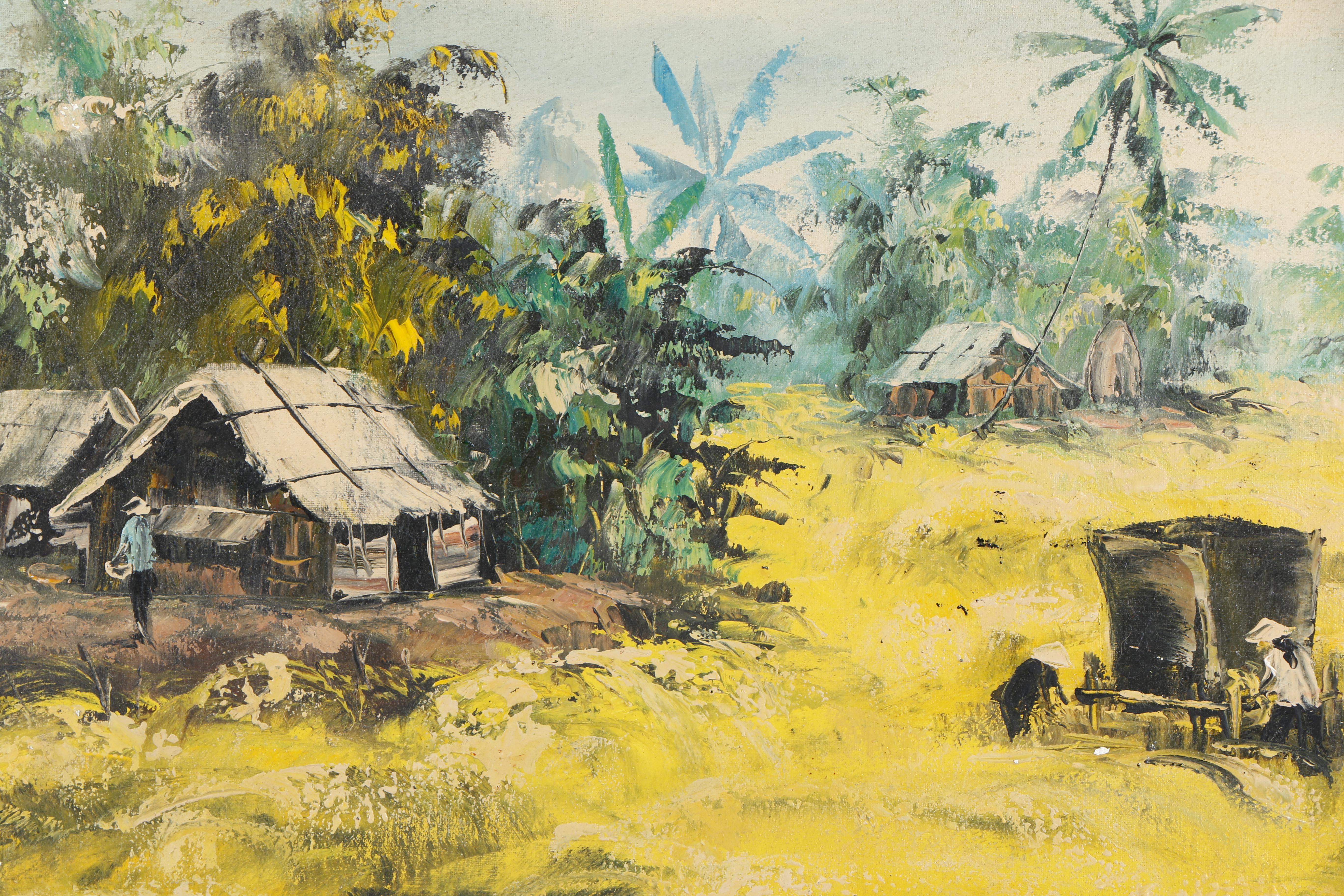 Oil Paintings of Vietnamese Village Scenes