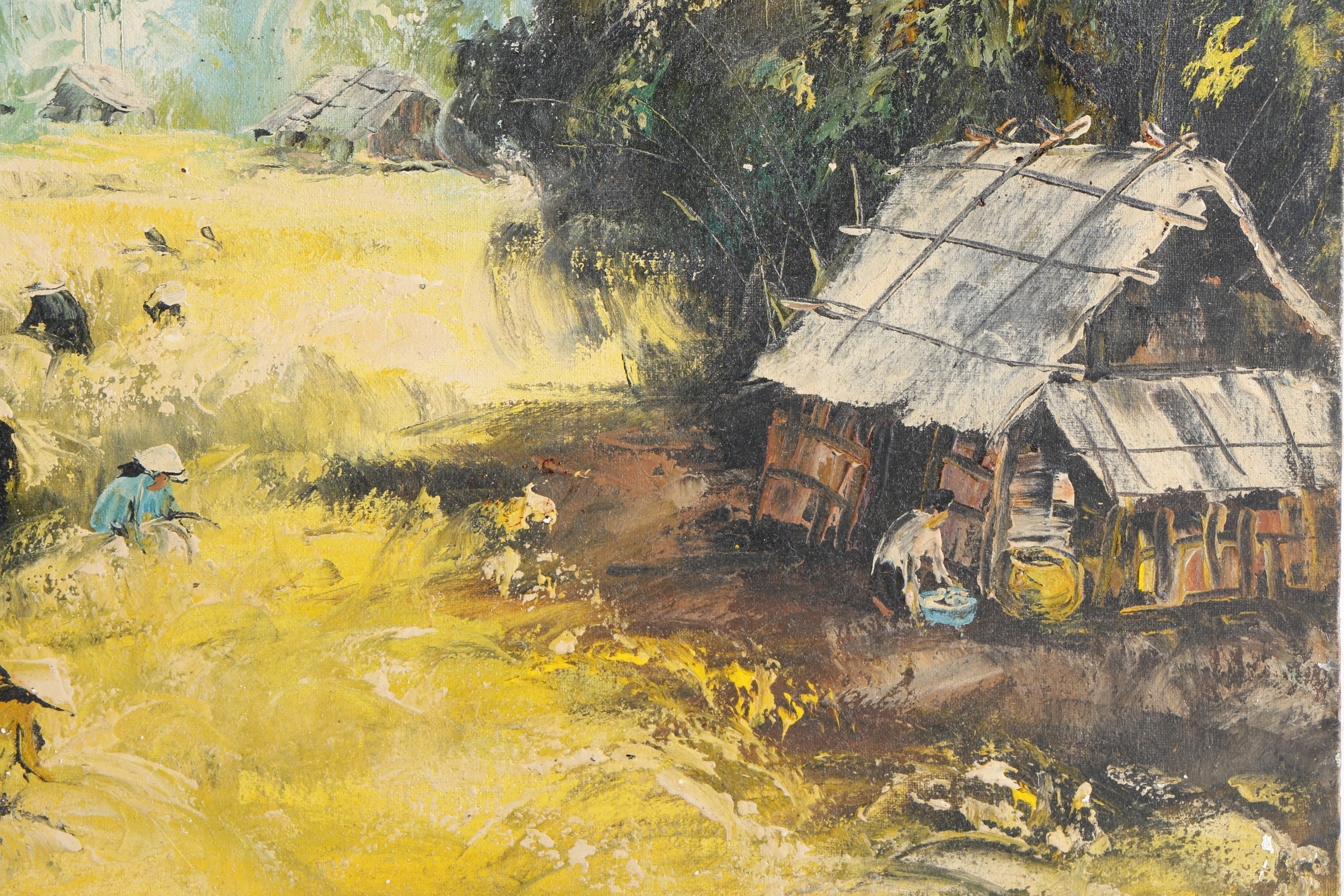 Oil Paintings of Vietnamese Village Scenes