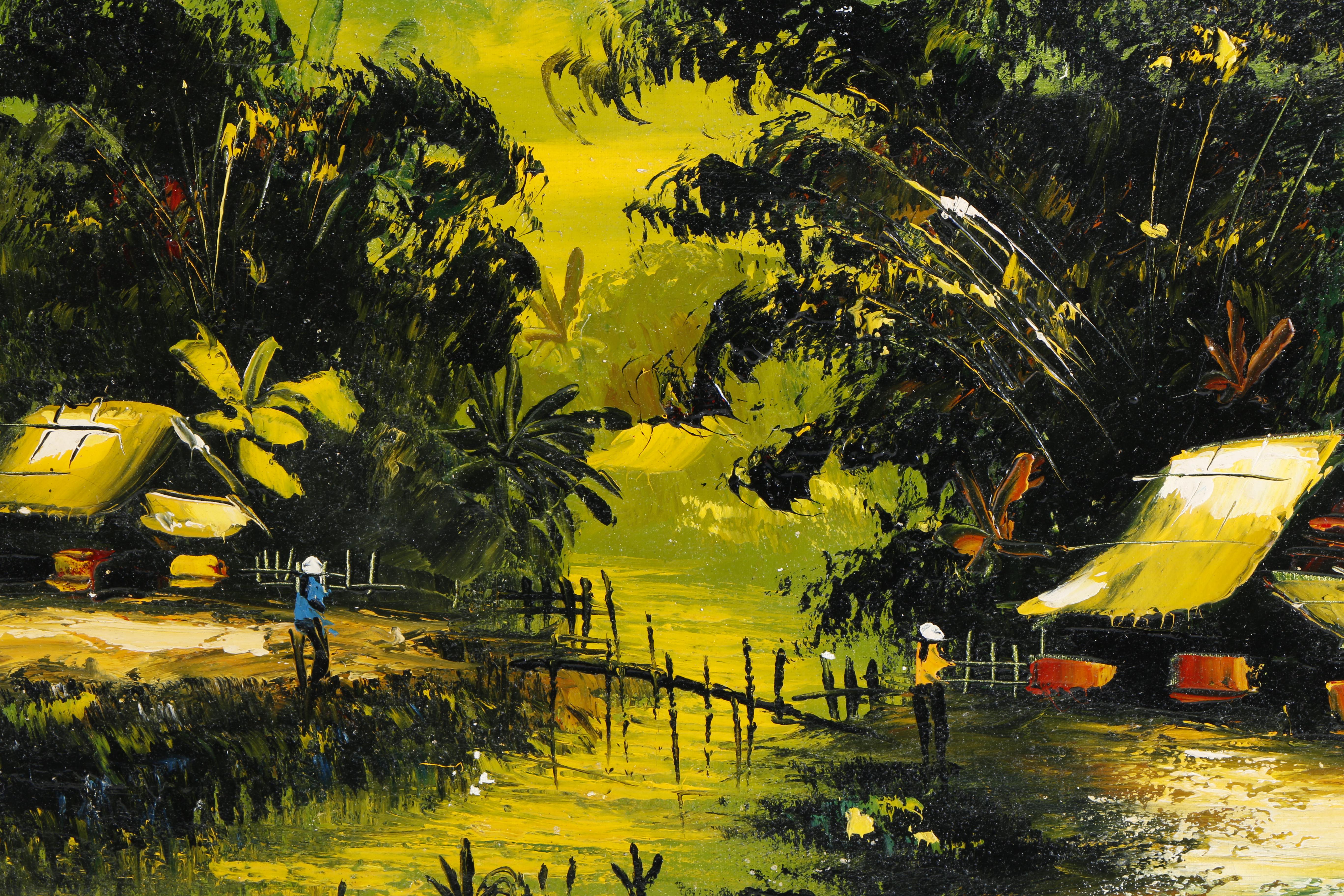 Oil Paintings of Vietnamese Village Scenes