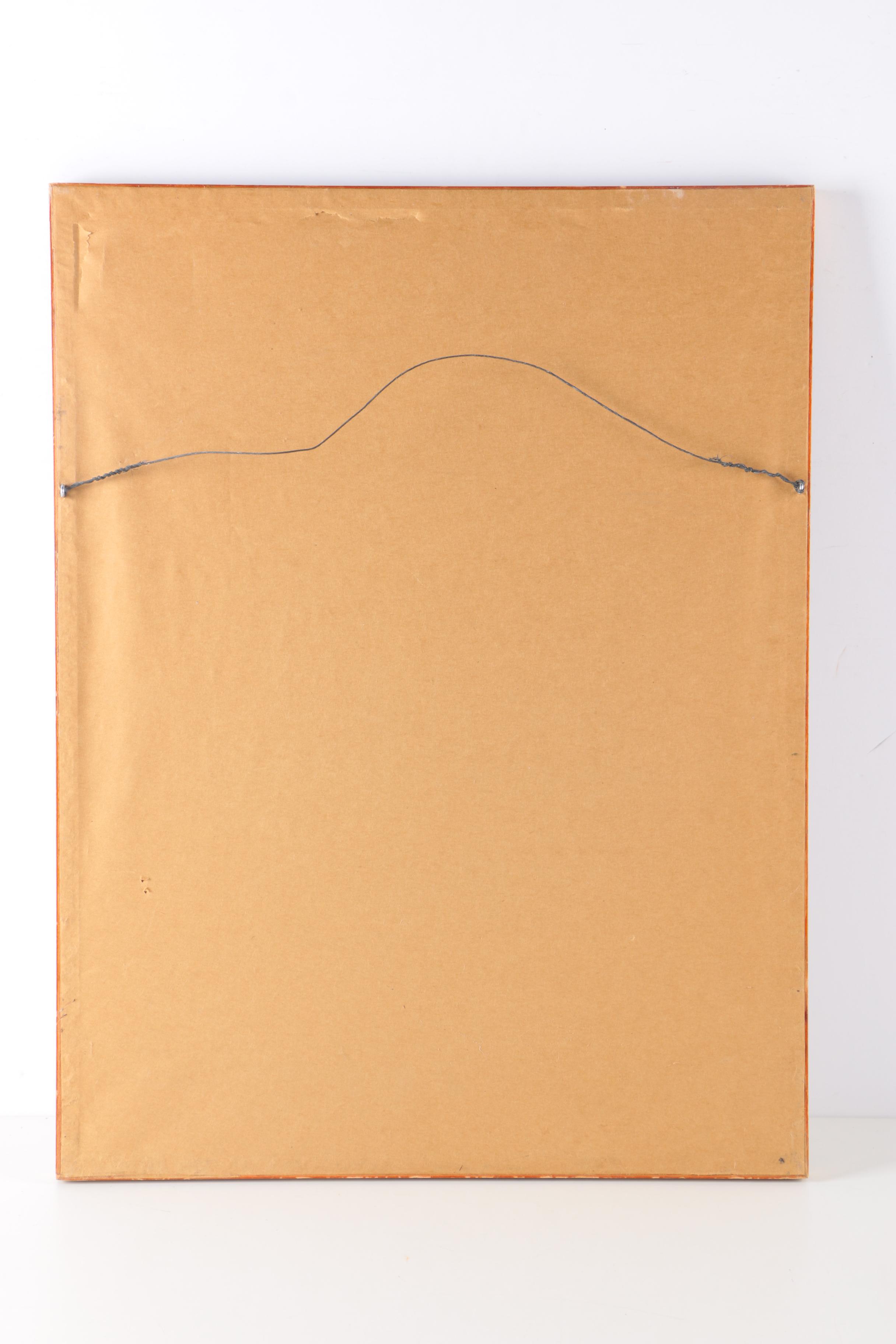 A. Ramus Gouache and Watercolor of Autumn Forest