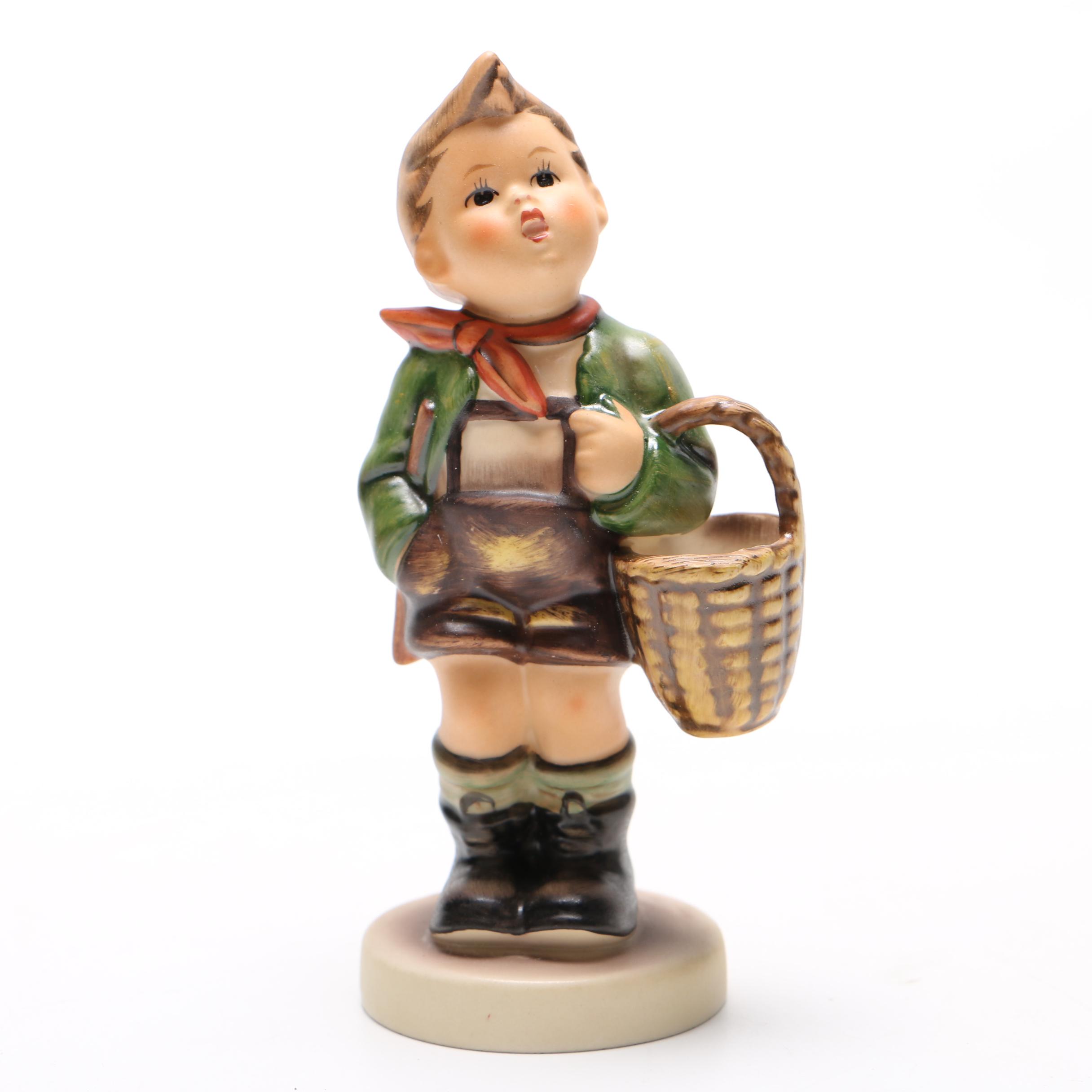 1970s Hummel Goebel "Village Boy" Ceramic Figurine