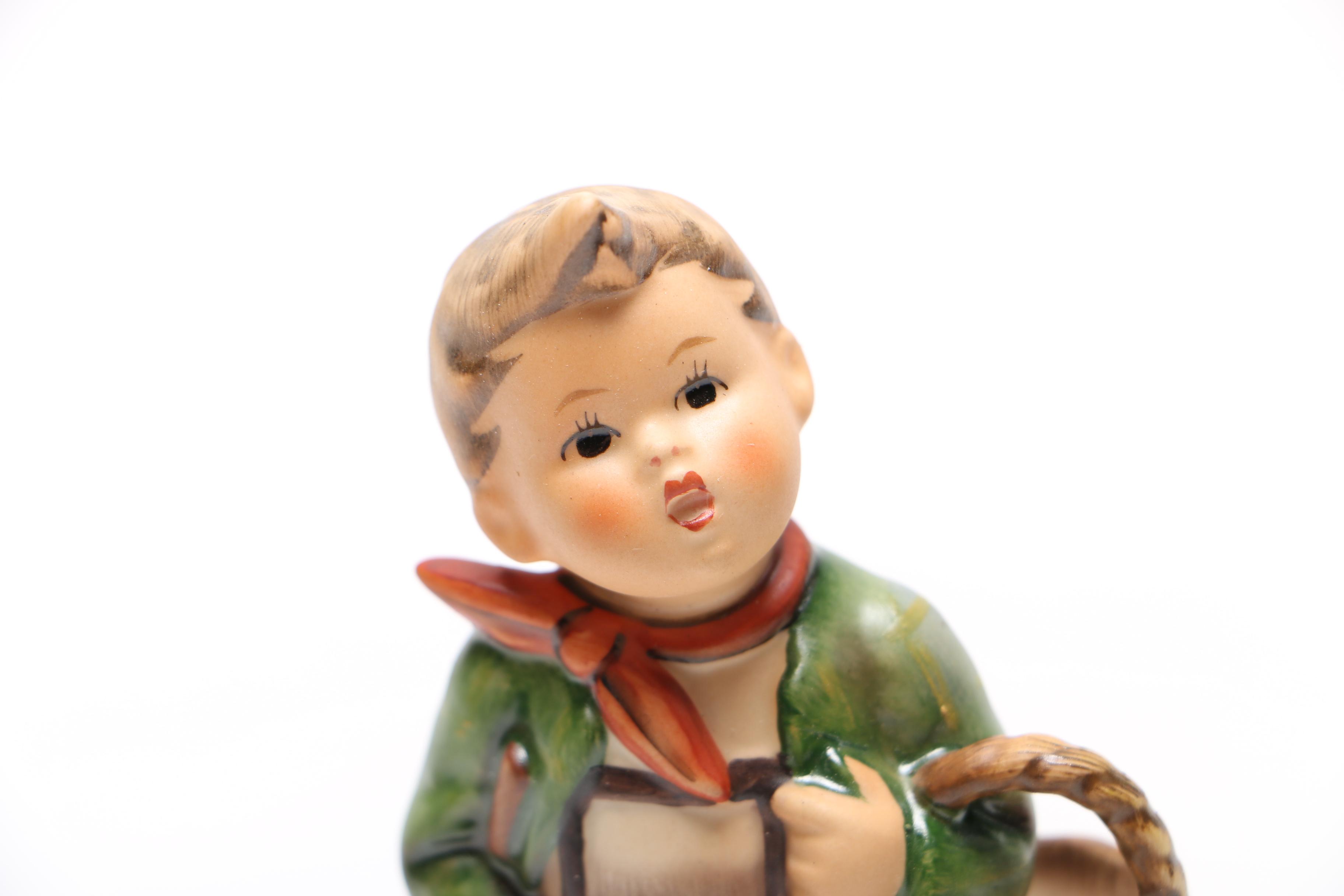 1970s Hummel Goebel "Village Boy" Ceramic Figurine