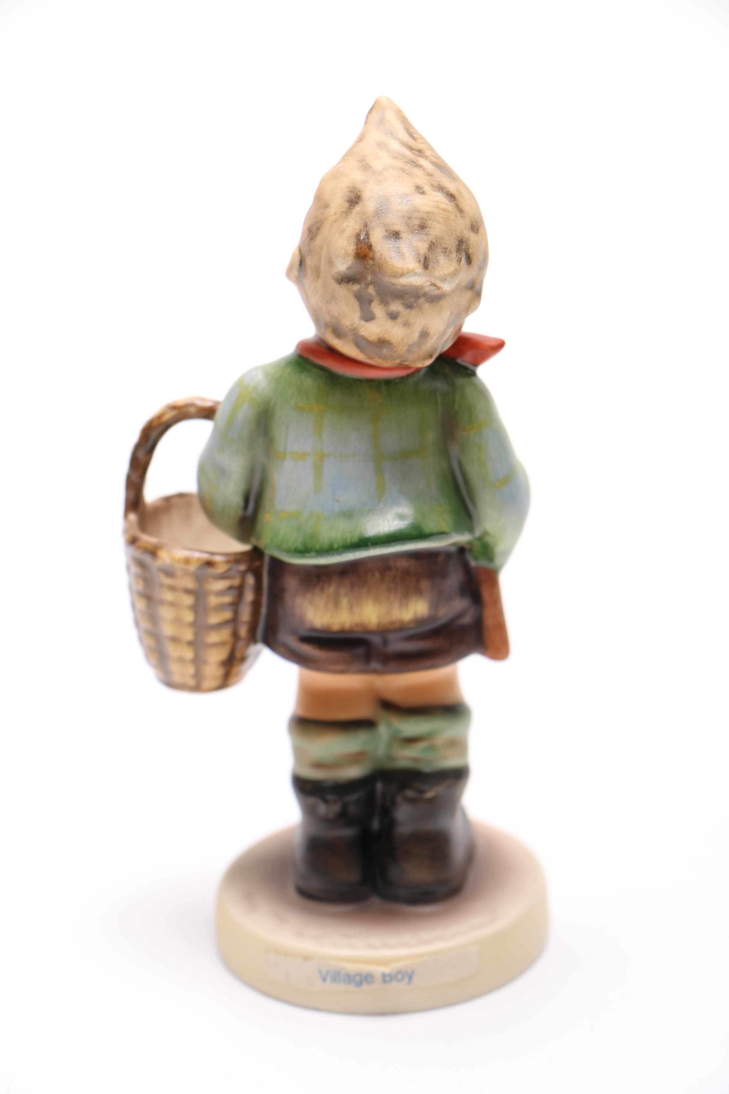 1970s Hummel Goebel "Village Boy" Ceramic Figurine