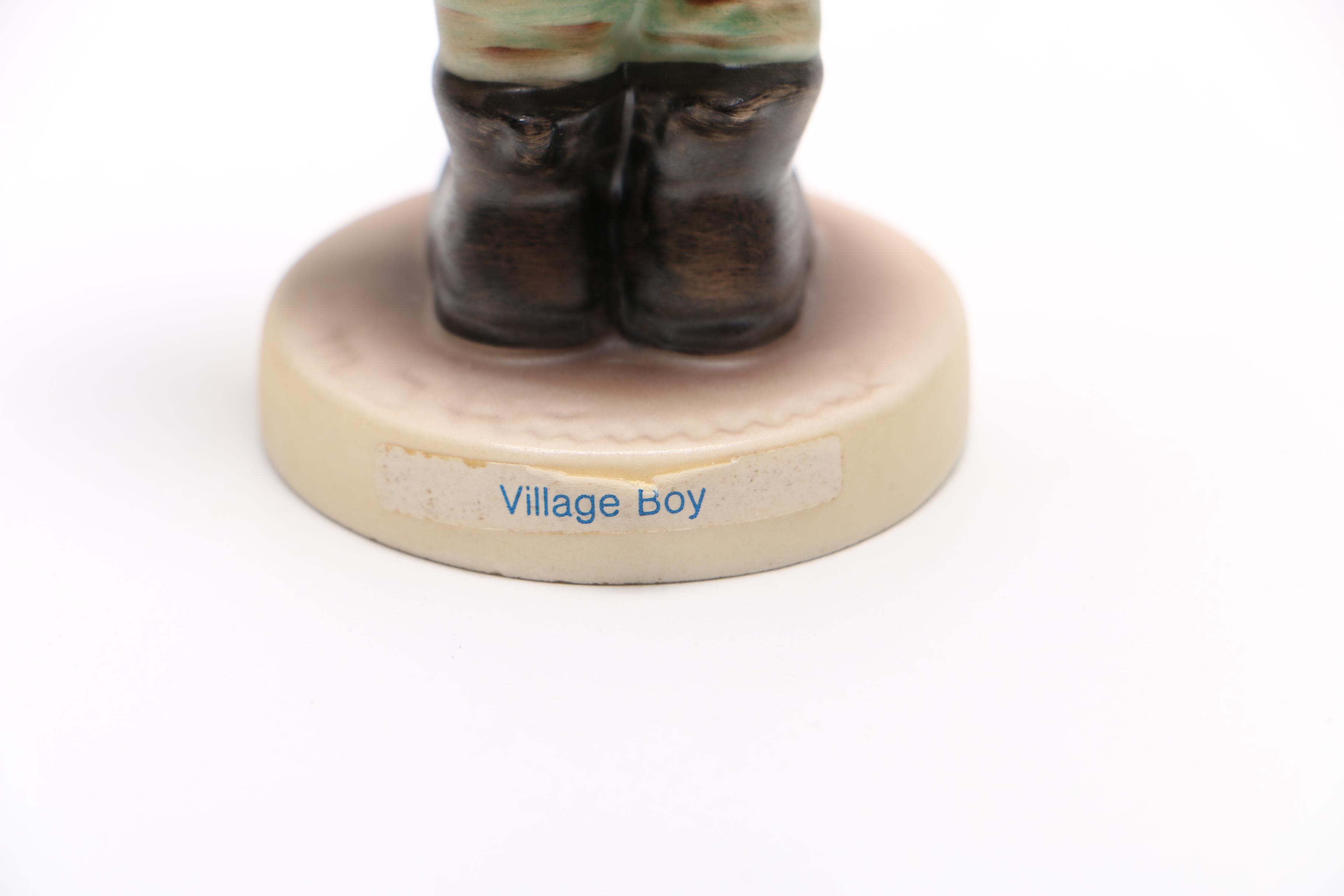 1970s Hummel Goebel "Village Boy" Ceramic Figurine