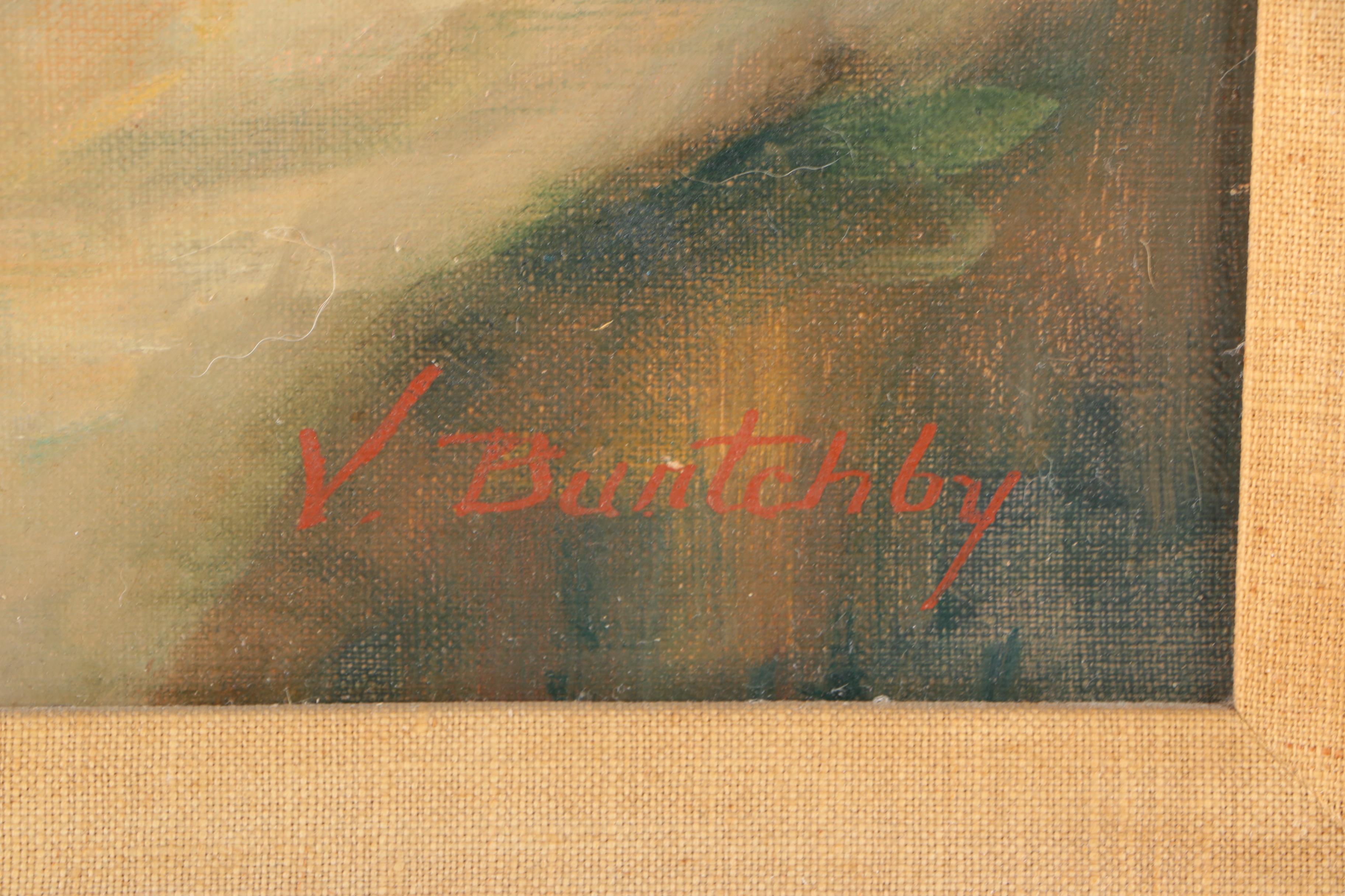 1966 Vivian Burtchby Oil on Canvas "Beautiful Dreamer"