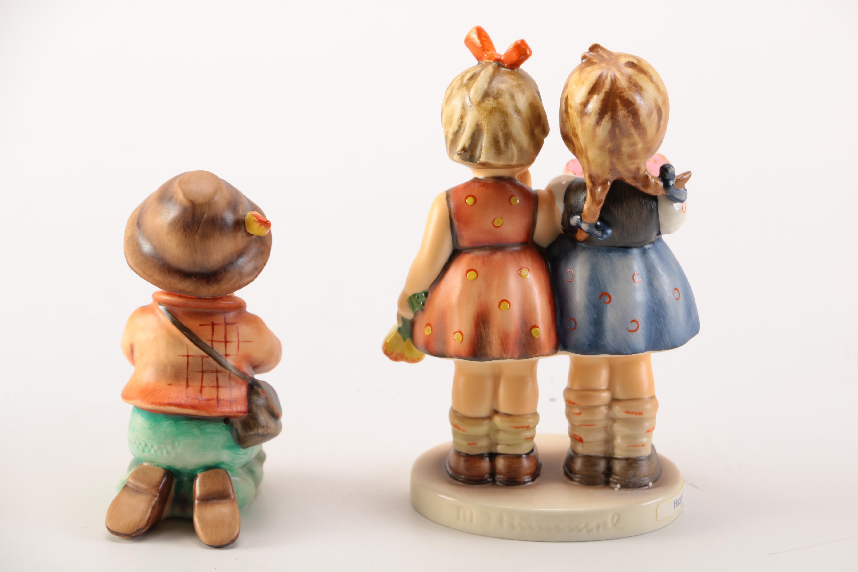 Hummel Goebel "Happy Birthday" and "Shepherd Kneeling Flute"