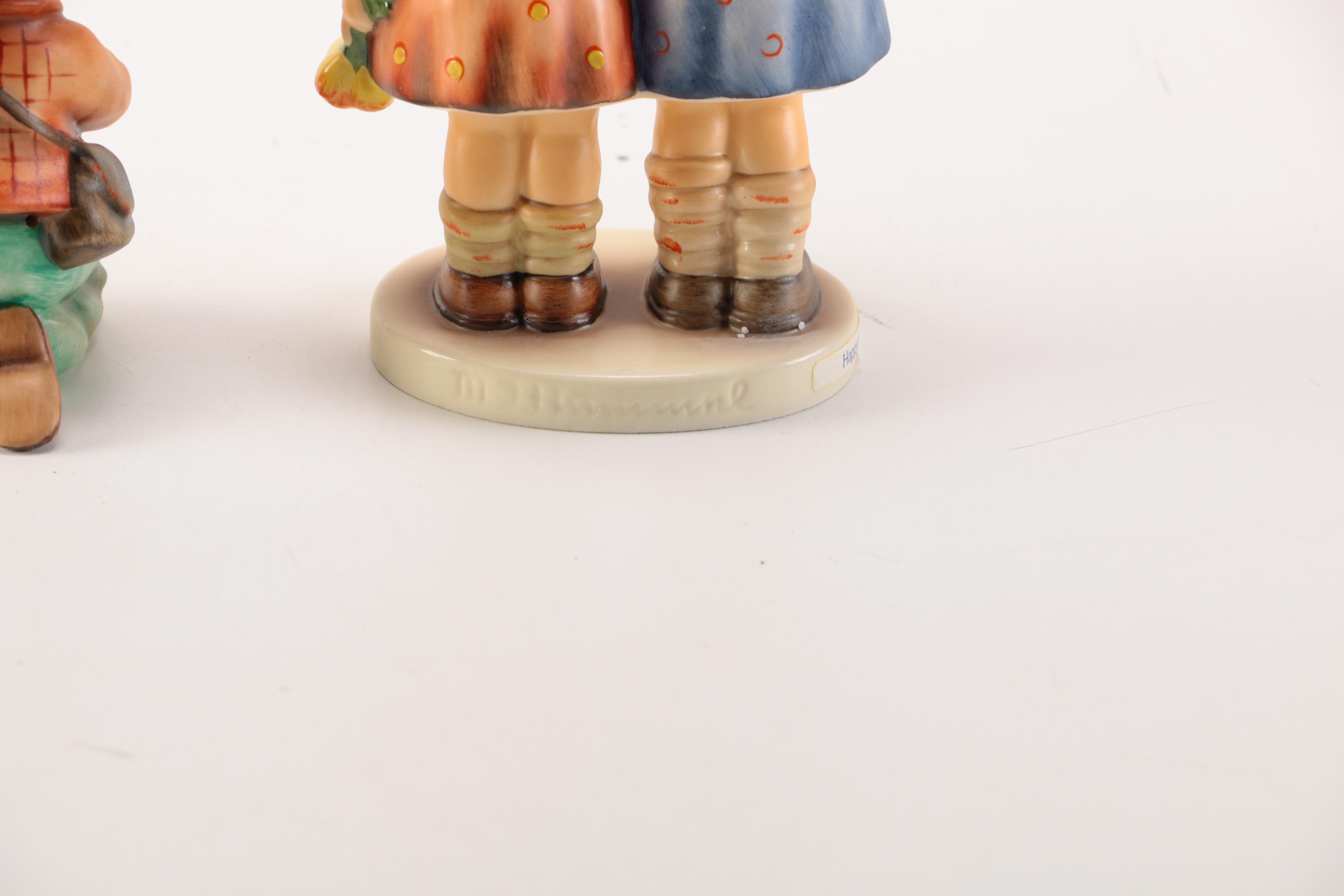 Hummel Goebel "Happy Birthday" and "Shepherd Kneeling Flute"