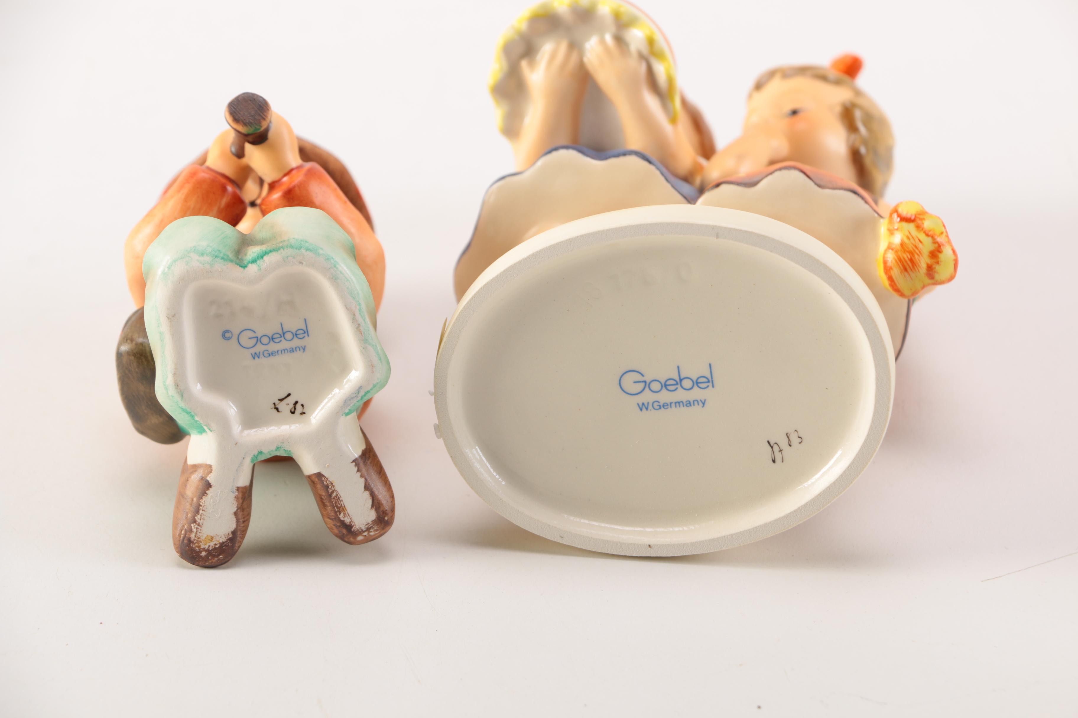 Hummel Goebel "Happy Birthday" and "Shepherd Kneeling Flute"