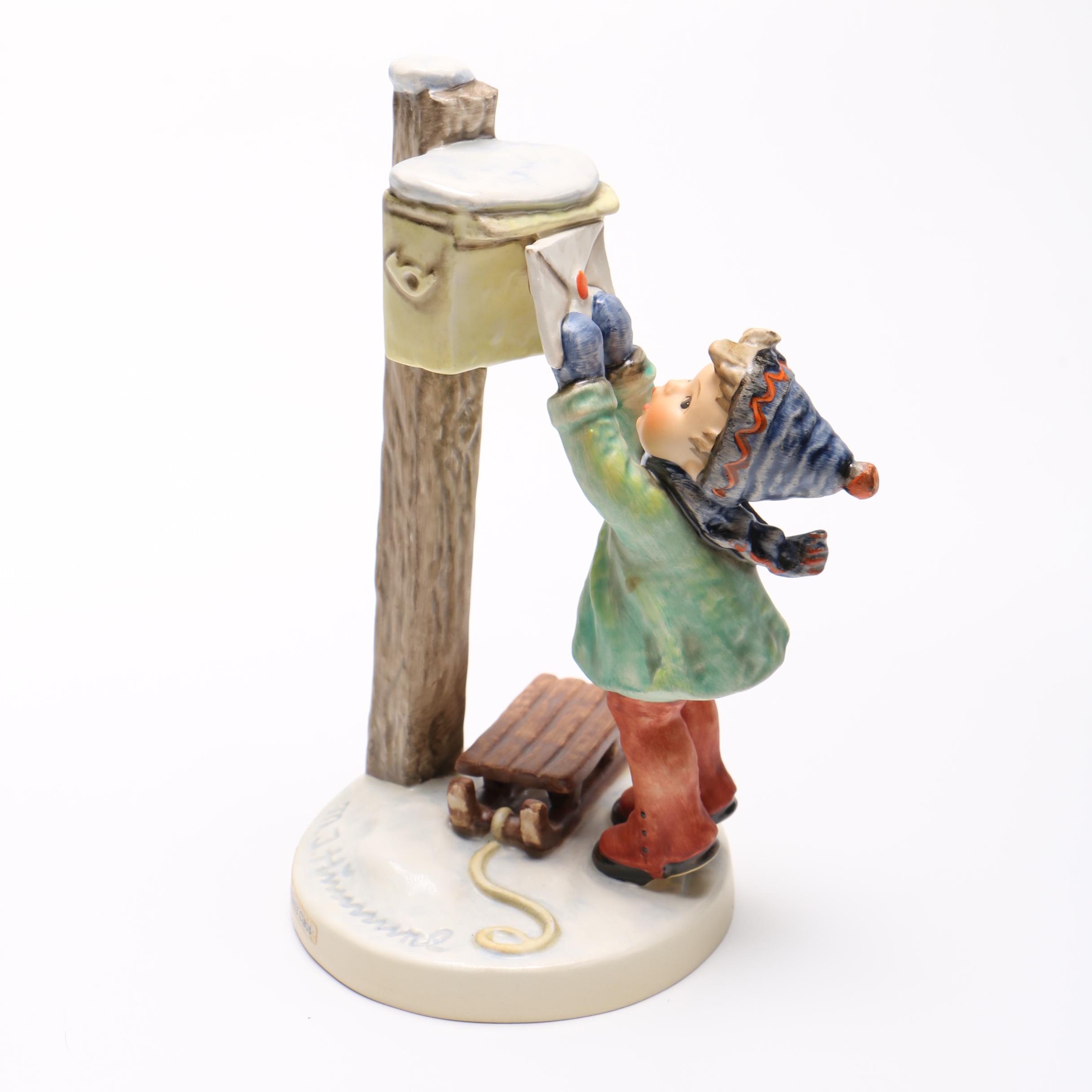 Hummel Goebel "A Letter to Santa Claus" Ceramic Figurine