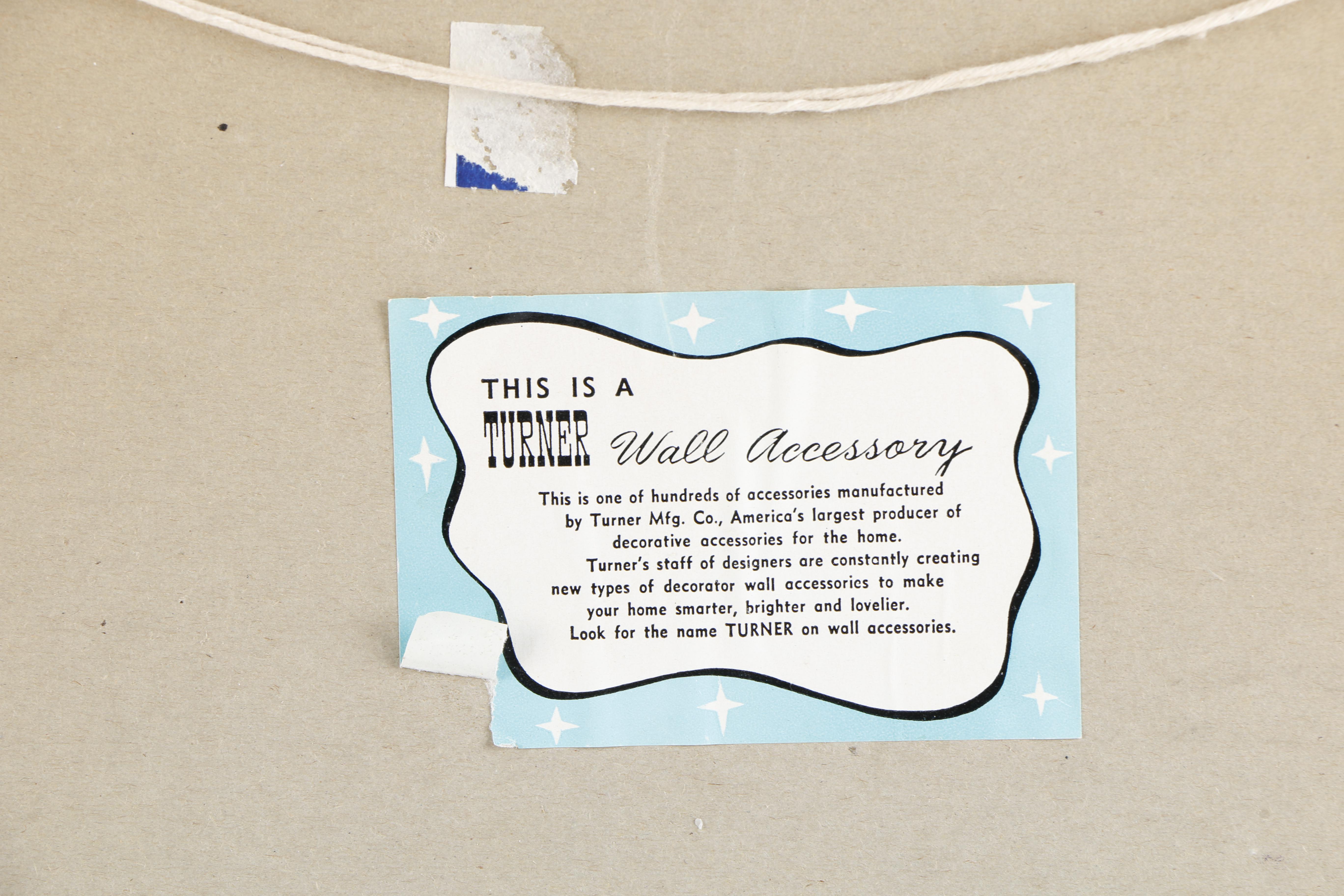 Mid-Century Turner Molded Cameo Portraits