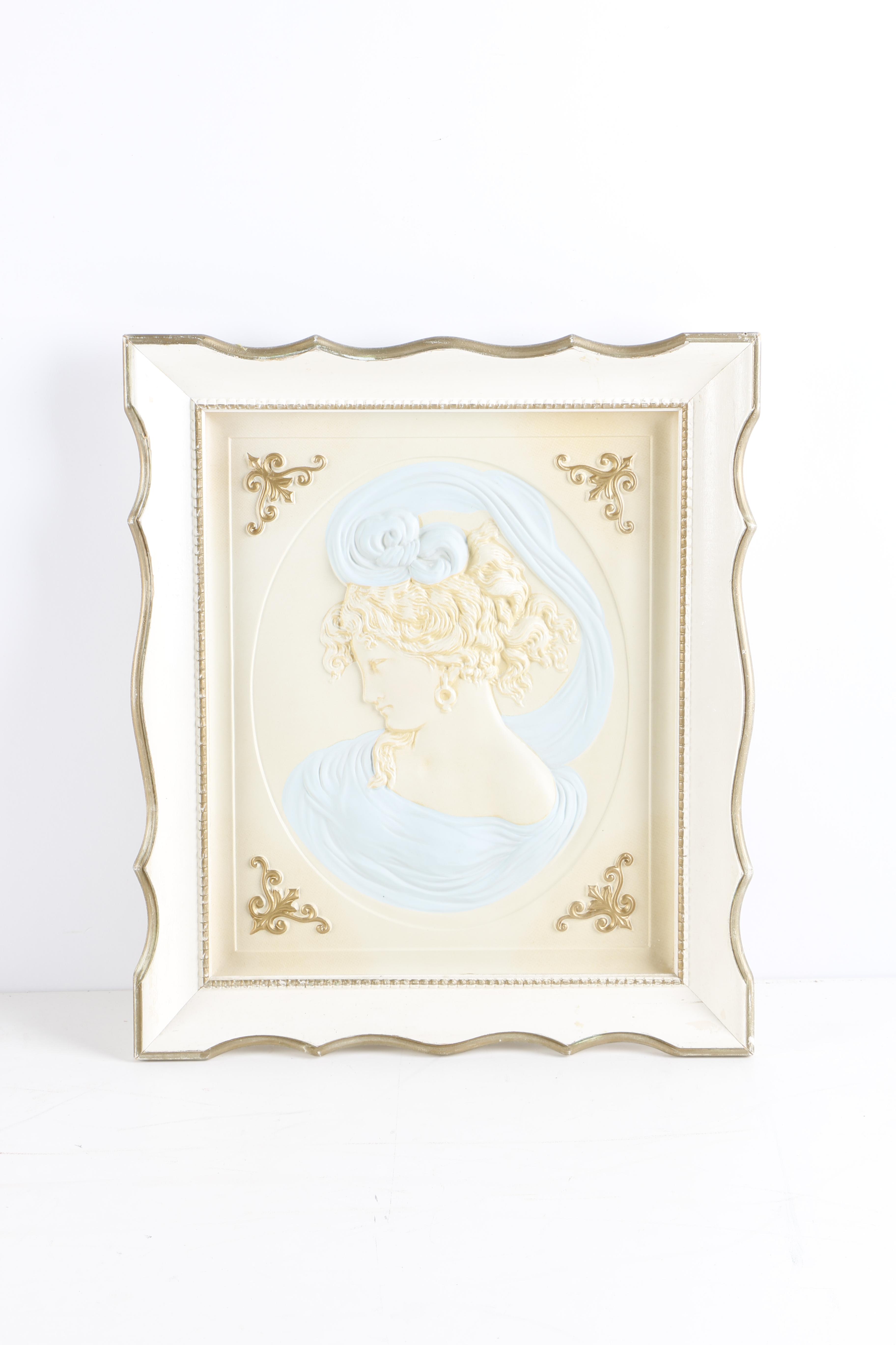 Mid-Century Turner Molded Cameo Portraits